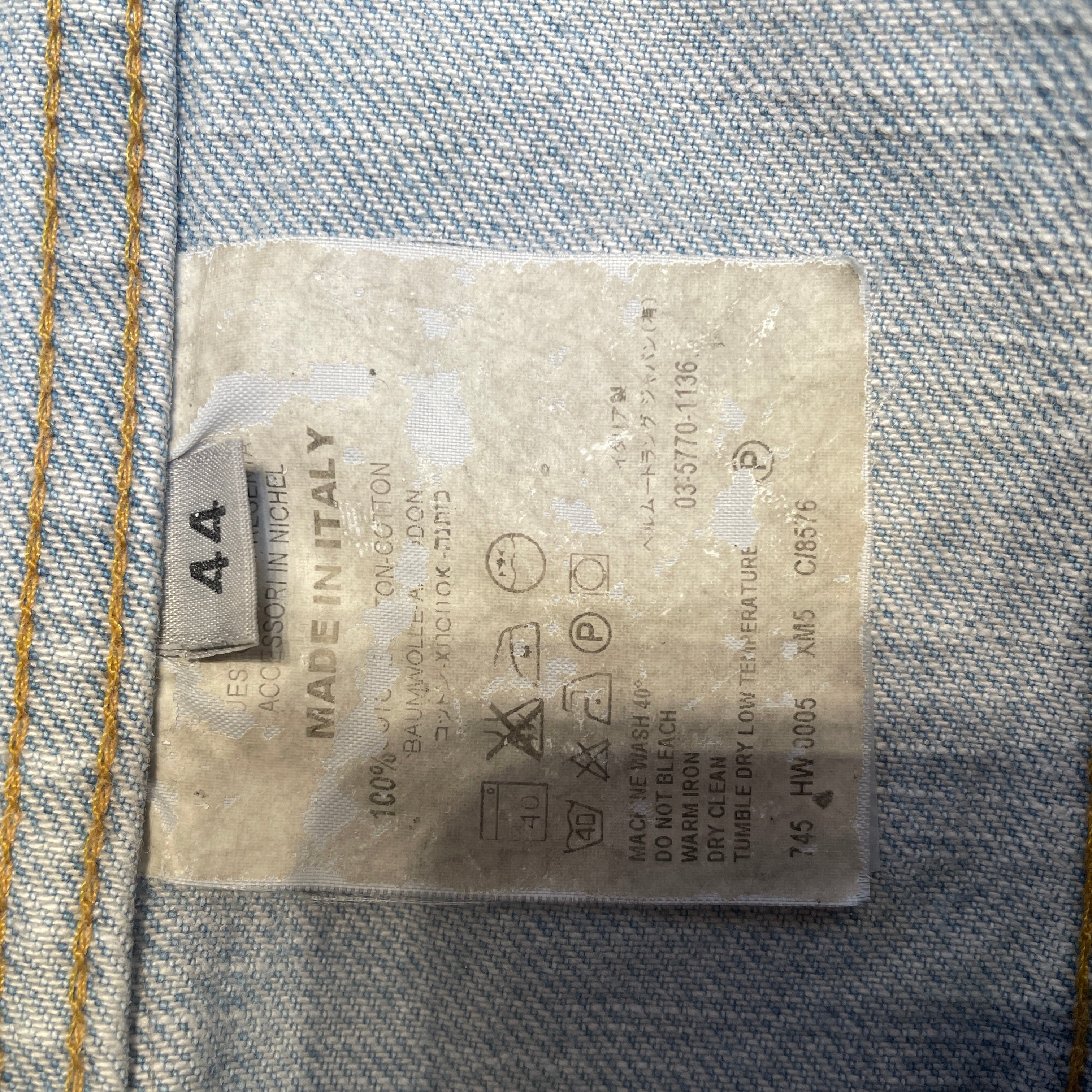Helmut Lang/Denim Jkt/S/Denim/IDG/denim jkt view 4