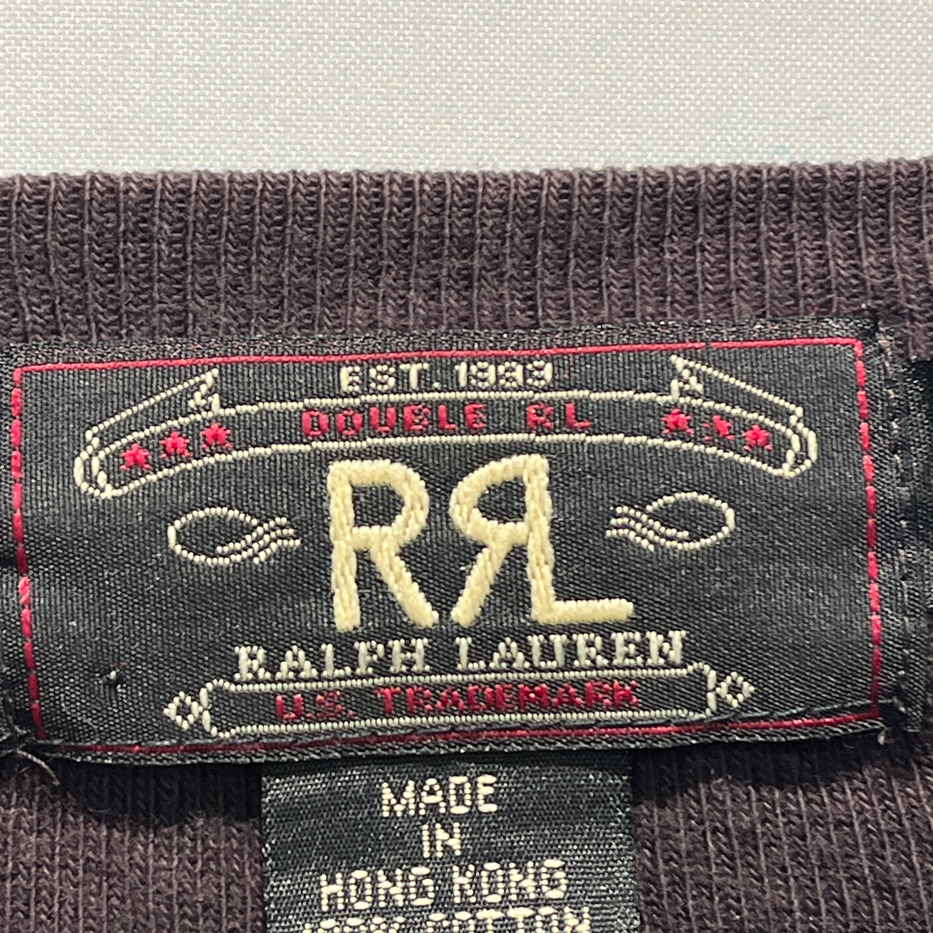 RRL/LS Shirt/M/Cotton/BRW/henley view 3