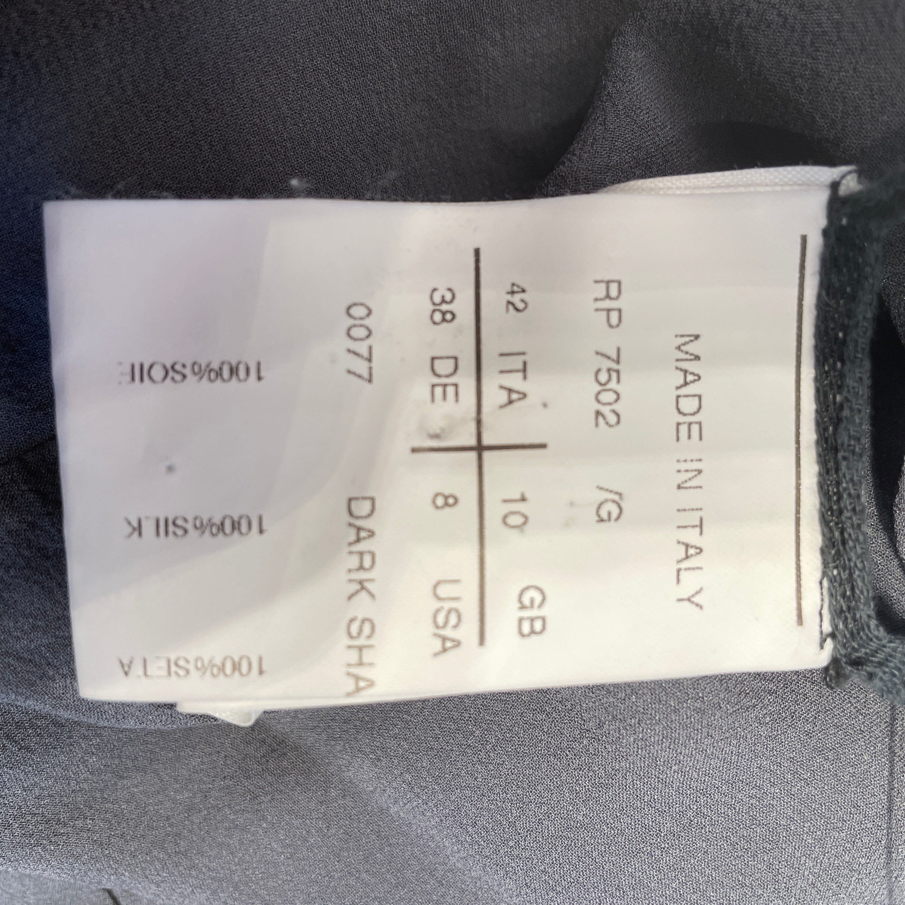 Rick Owens/SL Dress/10/Silk/GRY/ view 4