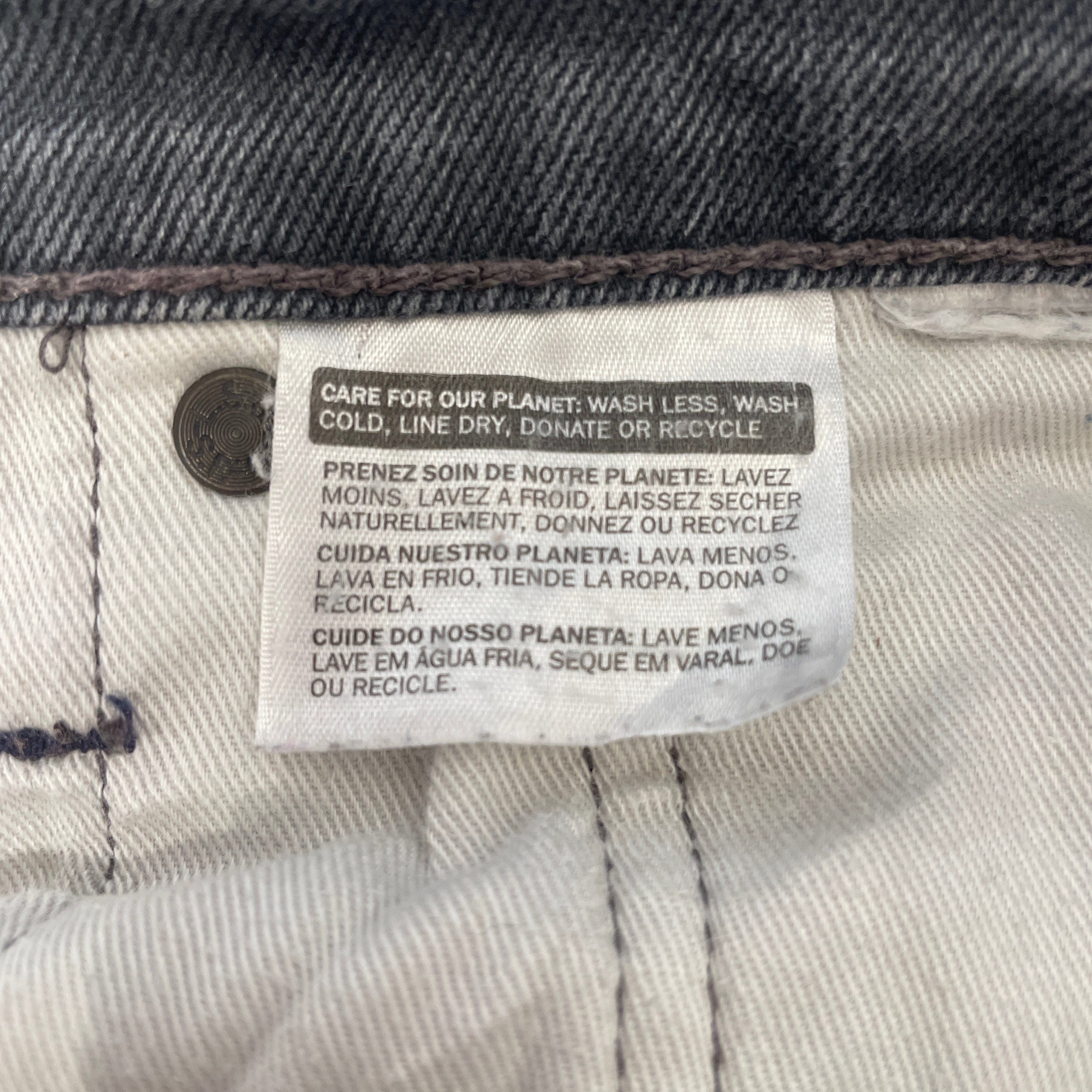 OLIVIER ROGERS/Levi's/Skinny Pants/Denim/GRY/All Over Print/ view 3