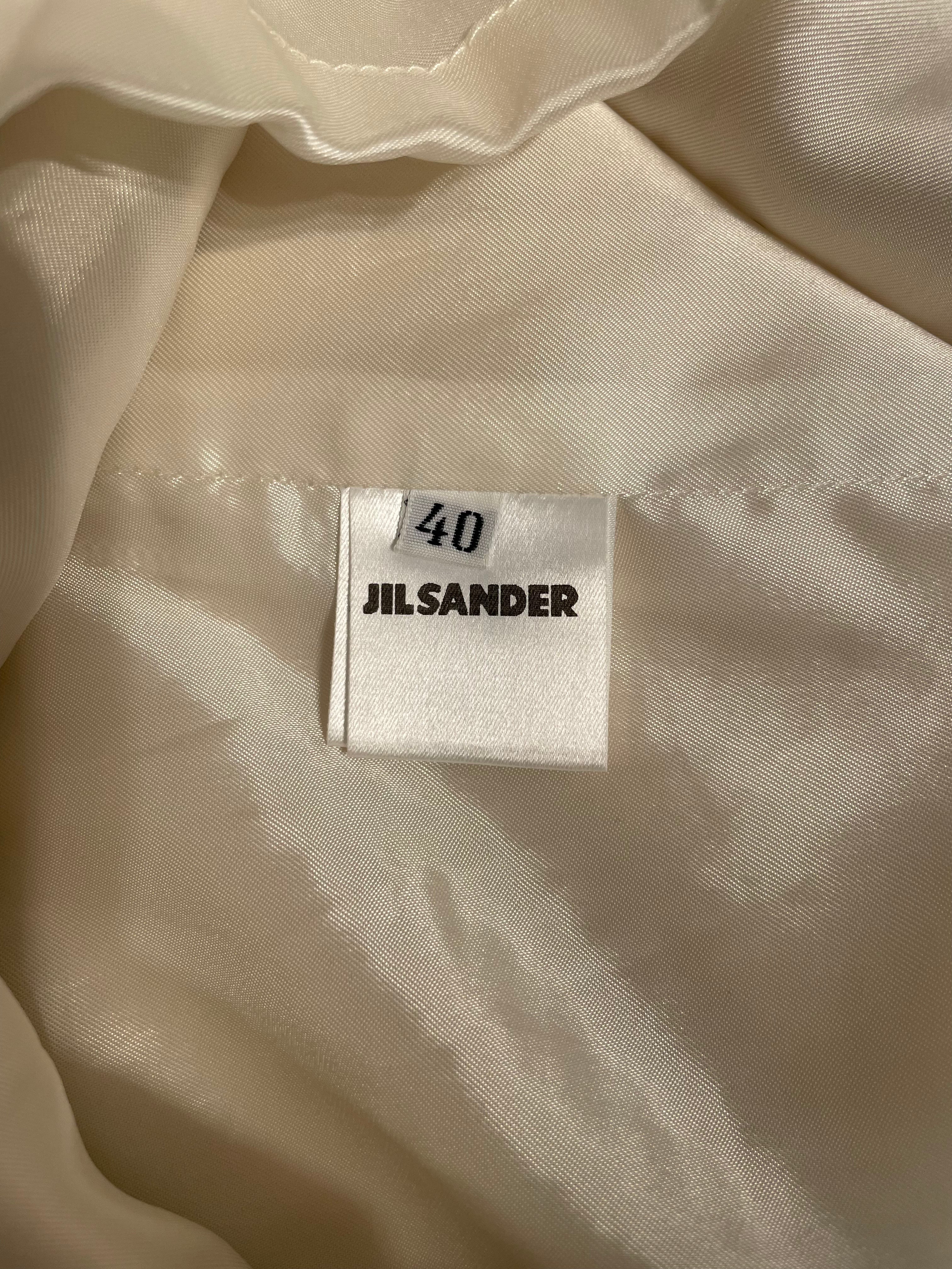 JILL SANDERS/Long Skirt/40/Cashmere/CRM/ view 4