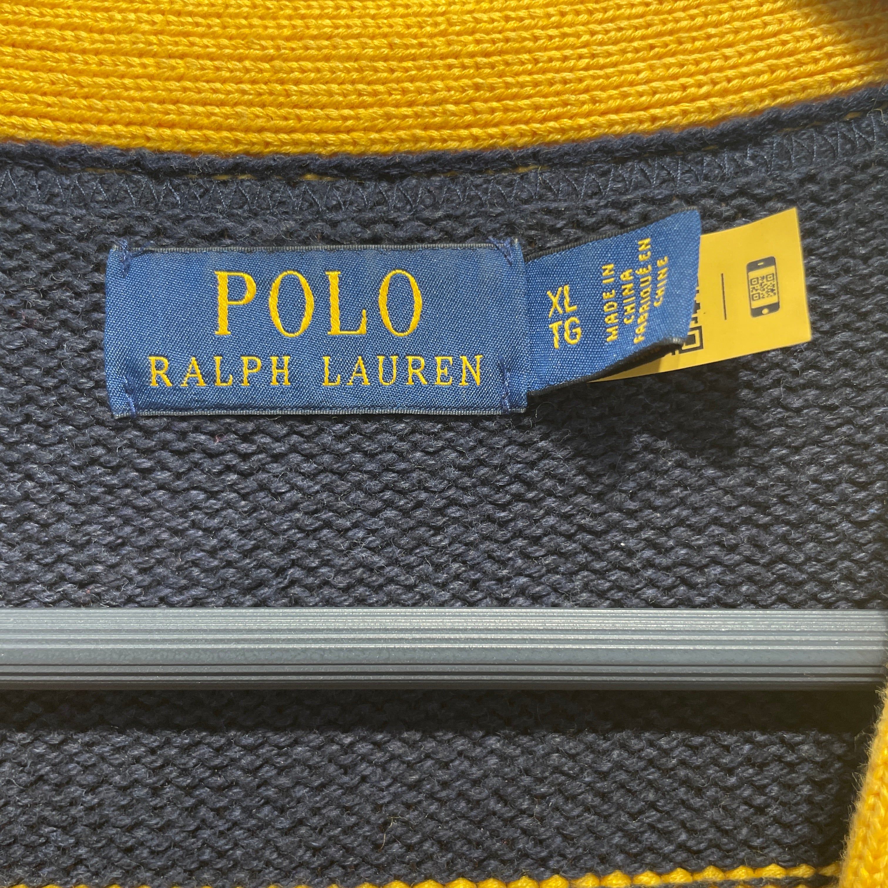 POLO RALPH LAUREN/Sweatshirt/XL/Wool/NVY/VARSITY view 3