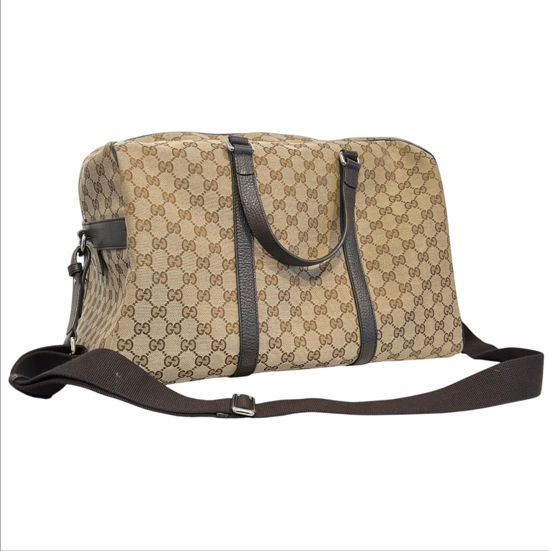 GUCCI/Tote Bag/Monogram/BEG/GG CANVAS DUFFLE TRAVEL BAG view 2