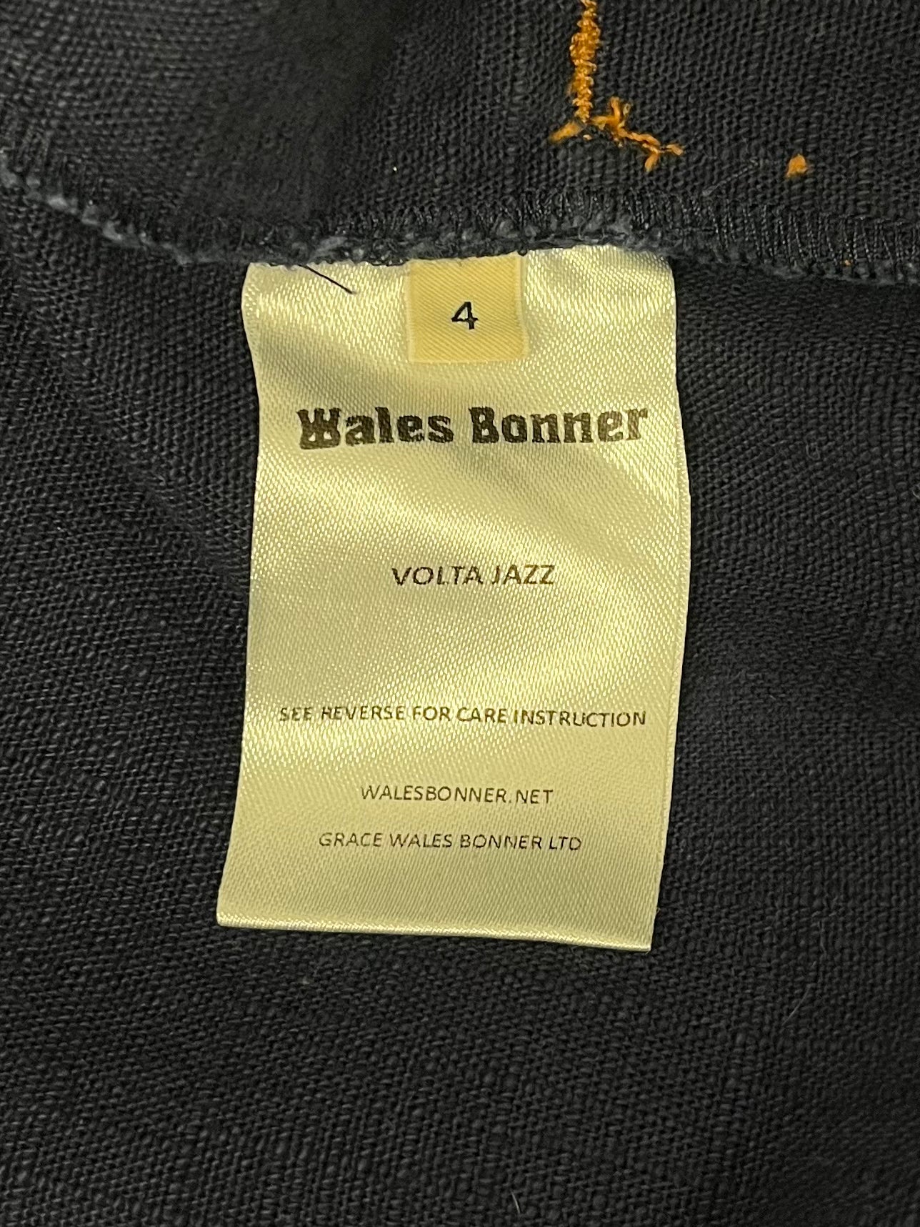WALES BONNER/Cargo Pants/4/Cotton/NVY/CARGO PANTS view 4