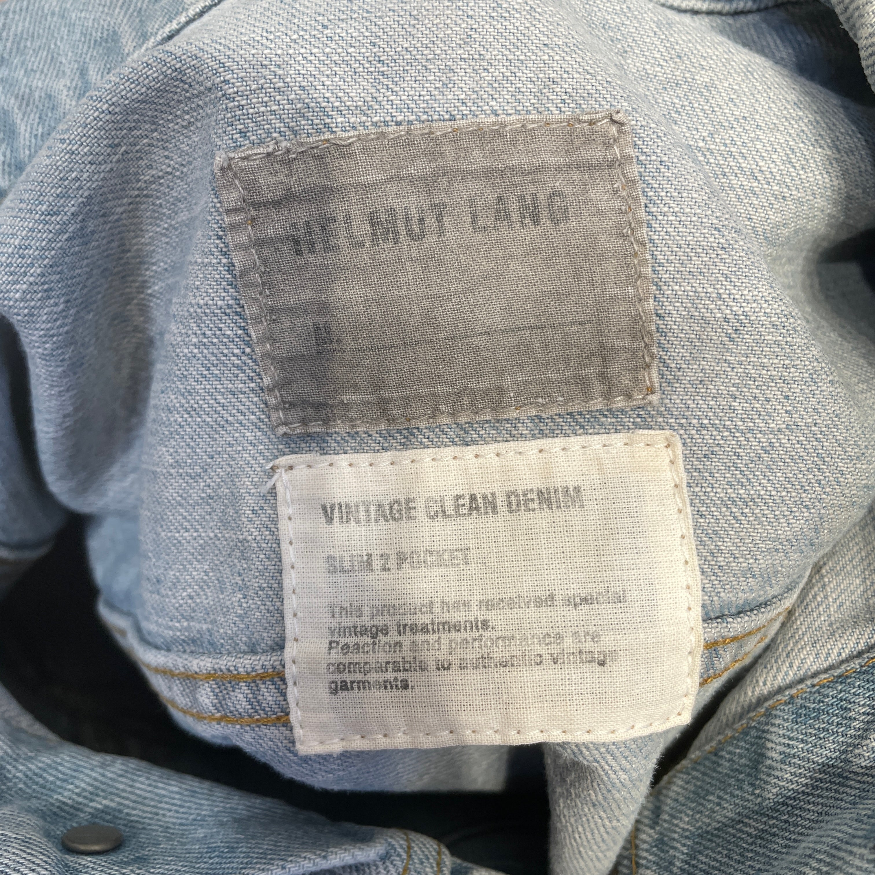 Helmut Lang/Denim Jkt/S/Denim/IDG/denim jkt view 3