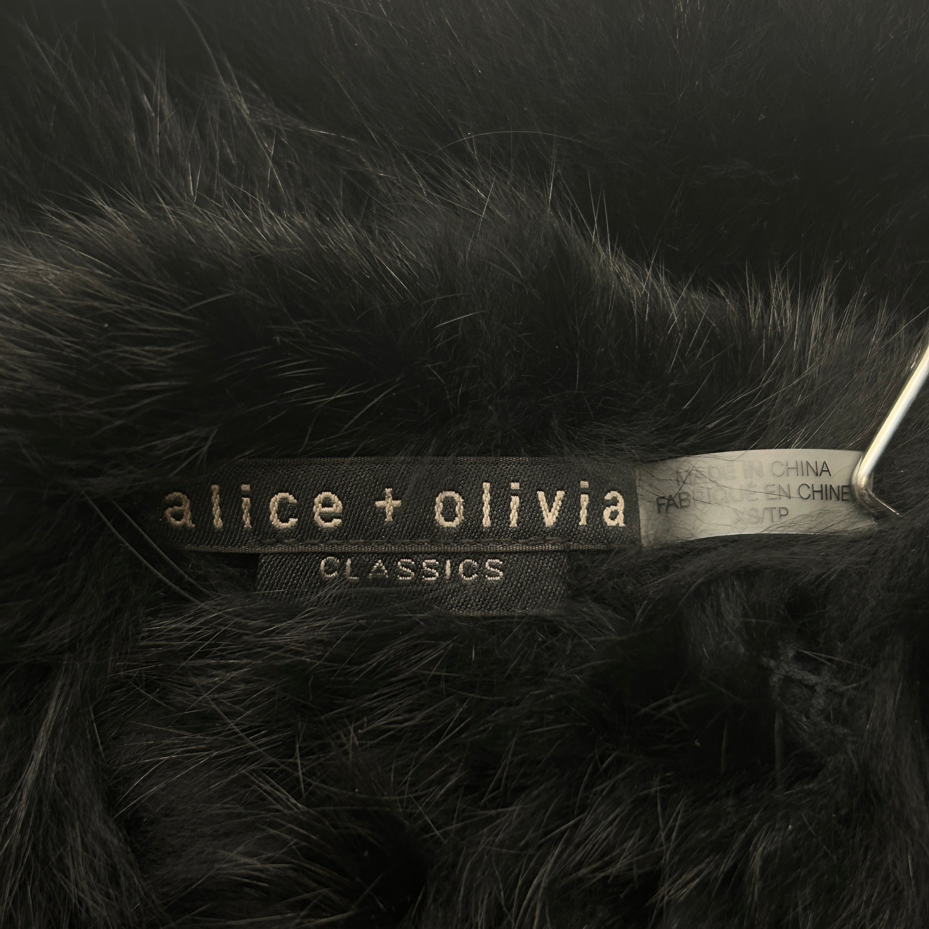alice+olivia/Jacket/XS/Fur/BLK/Fur Jacket view 3