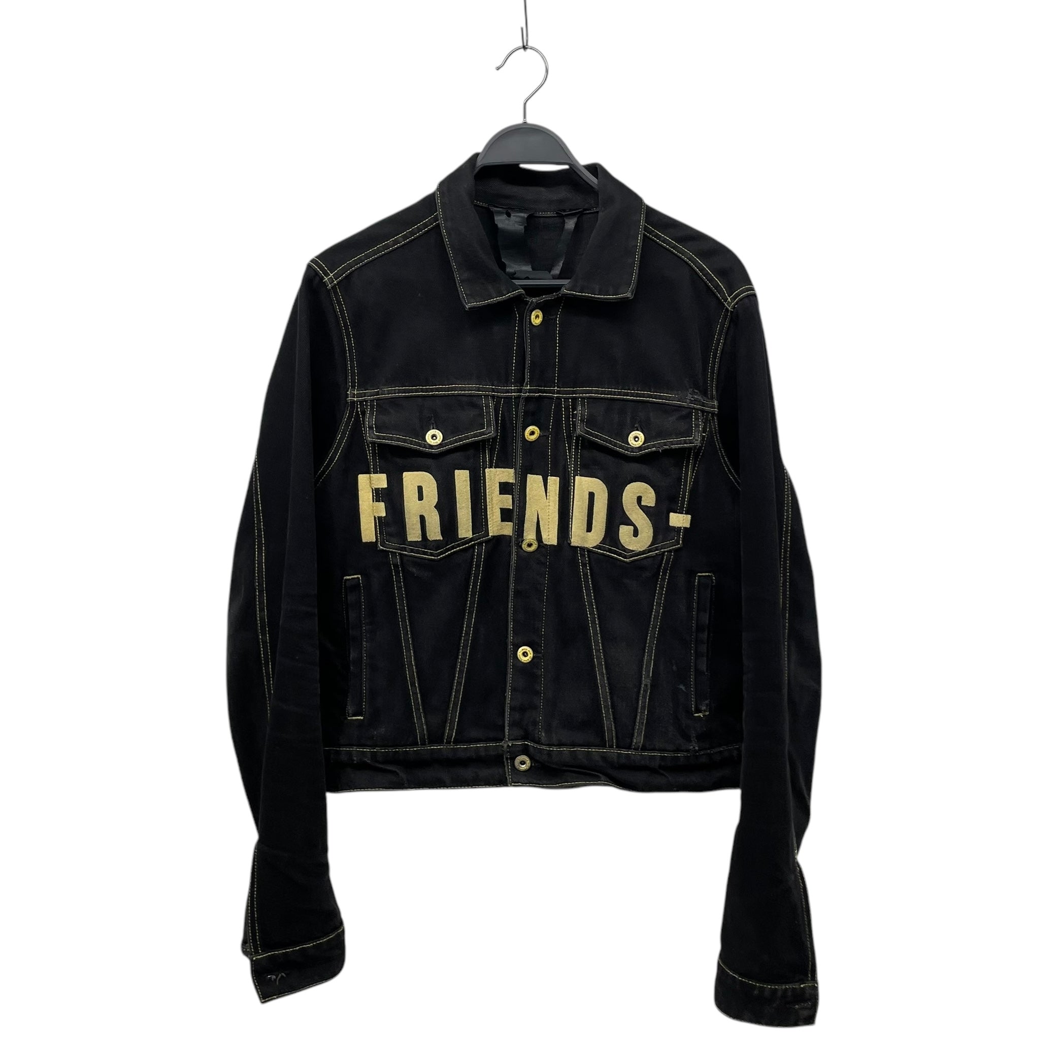 VLONE/Denim Jkt/M/Denim/FRIENDS GOLD THREAD view 1