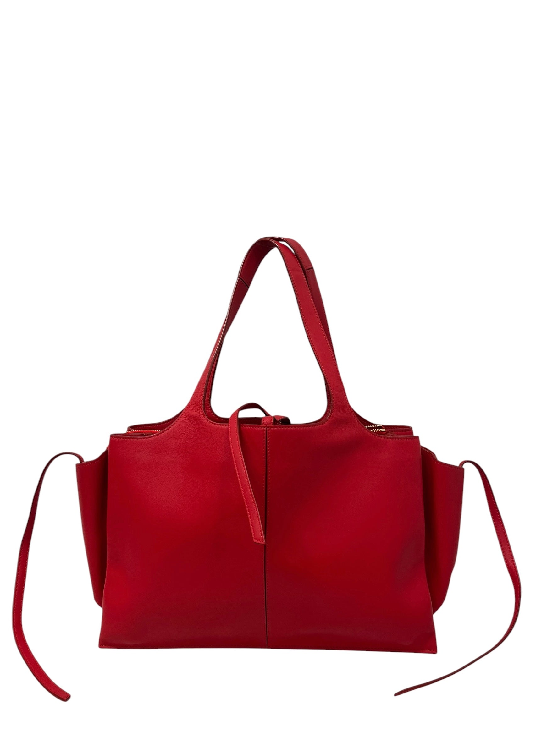 CELINE/Bag/Leather/RED/MEDIUM TRI-FOLD BAG view 2