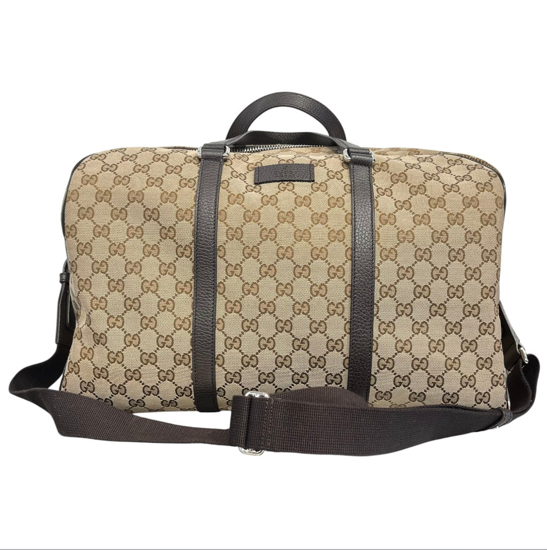 GUCCI/Tote Bag/Monogram/BEG/GG CANVAS DUFFLE TRAVEL BAG view 1