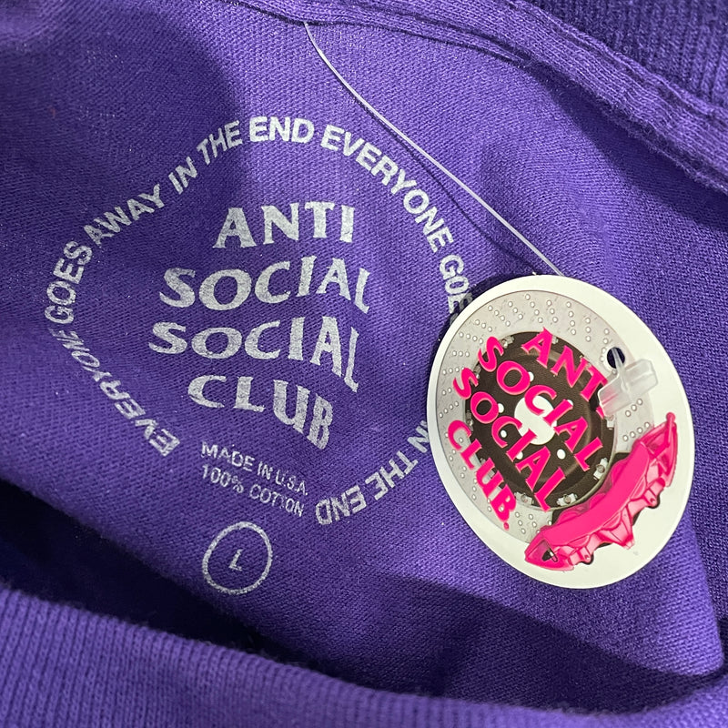 Anti Social Social Club/T-Shirt/L/Cotton/PPL/All Over Print/