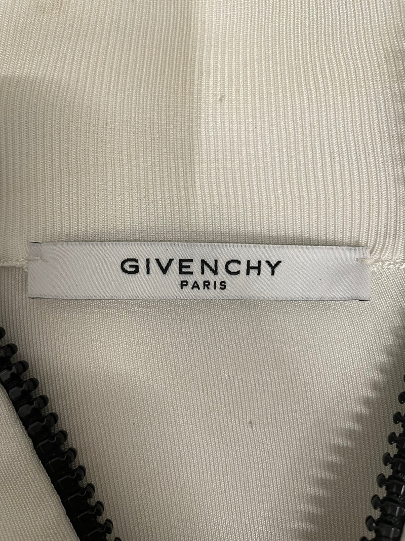GIVENCHY/Jacket/S/WHT/X IN BLACK PANELED
