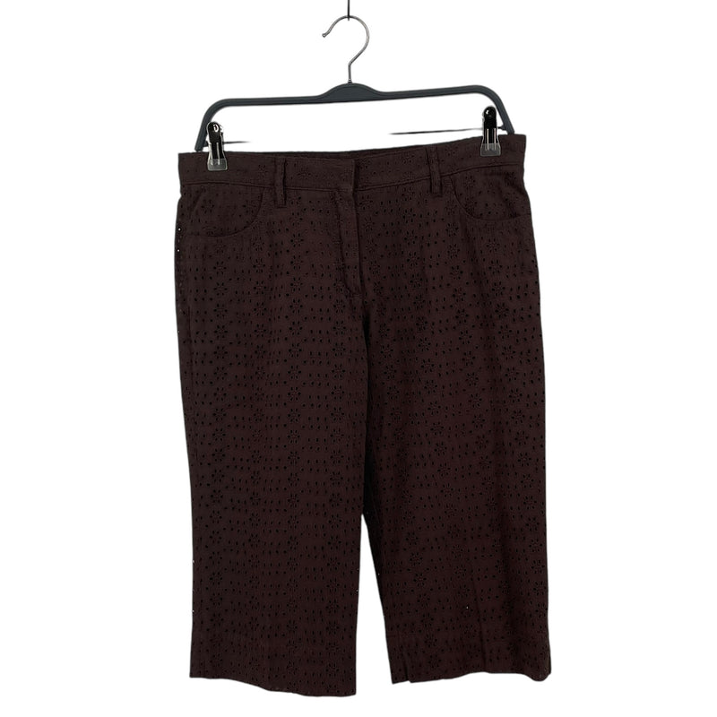 BURBERRY/Cropped Pants/8/Cotton/BRW/FLOWER DESIGN