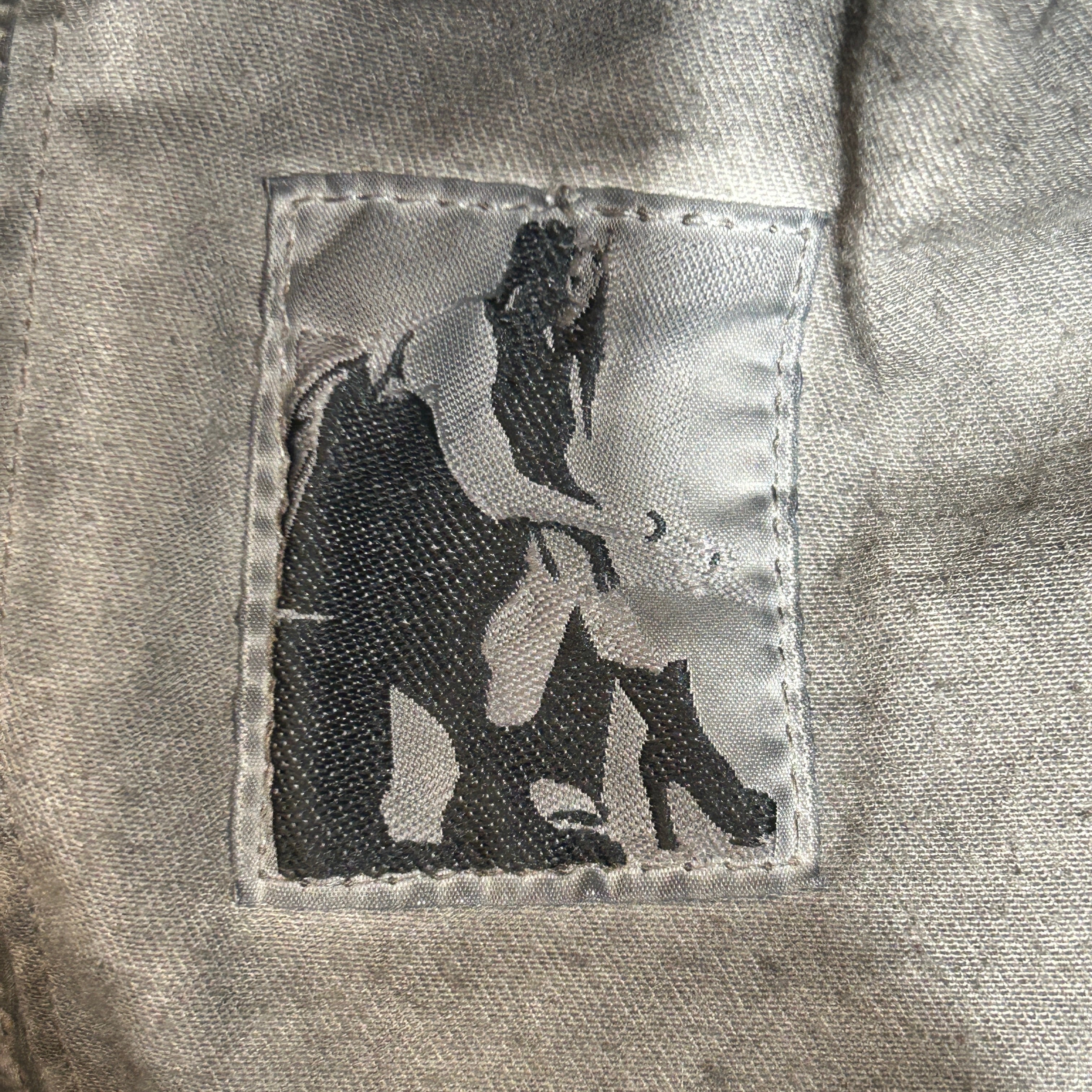 RICK OWENS DRKSHDW/Shorts/S/Cotton/BLK/waxed drop crotch short view 4