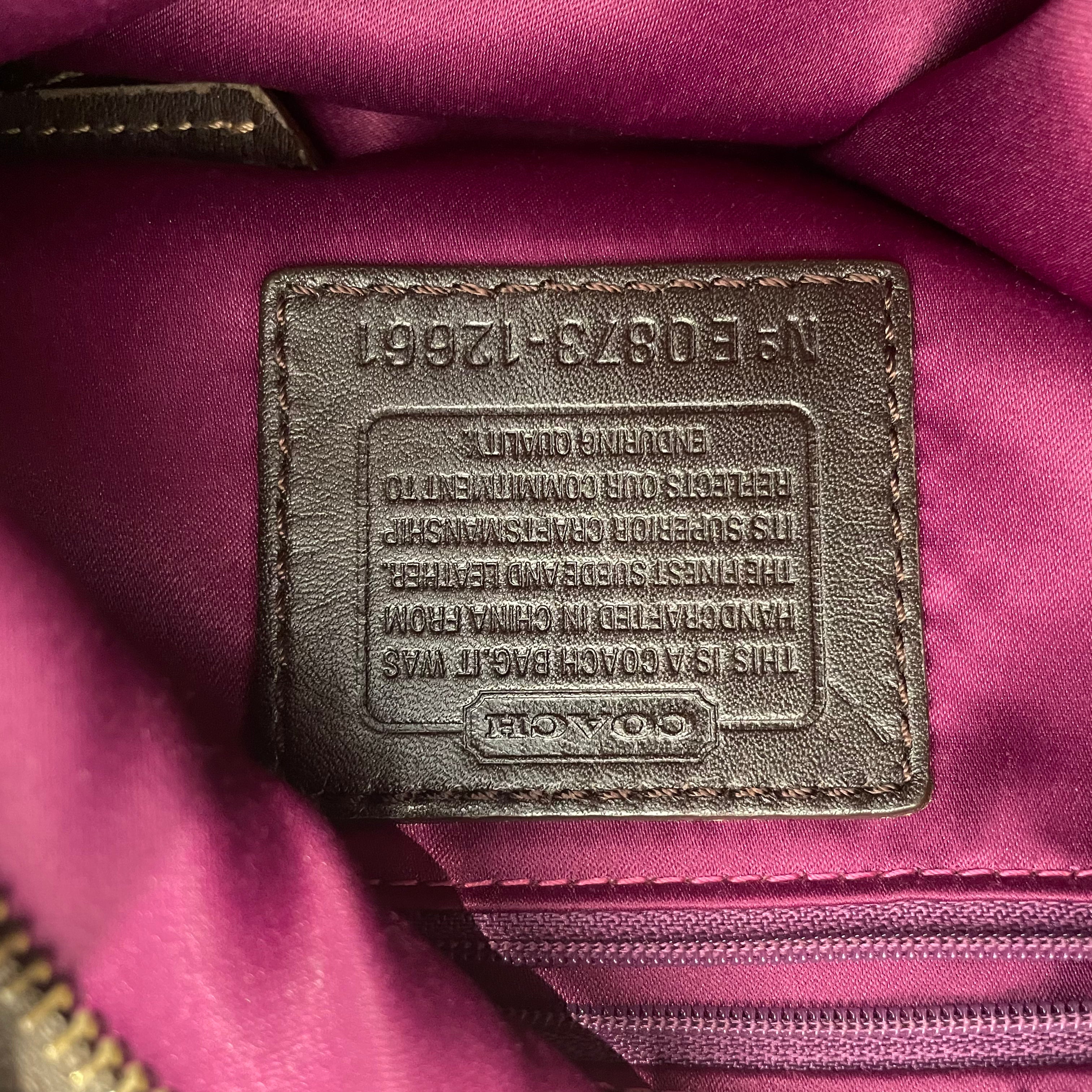 COACH/Bag/Leather/BRW/Gold hard ware view 4