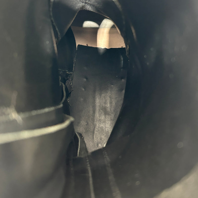 Rick Owens/Boots/EU 45/Suede/BLK/TRACTOR TRANSPARENT SOLE ZIP
