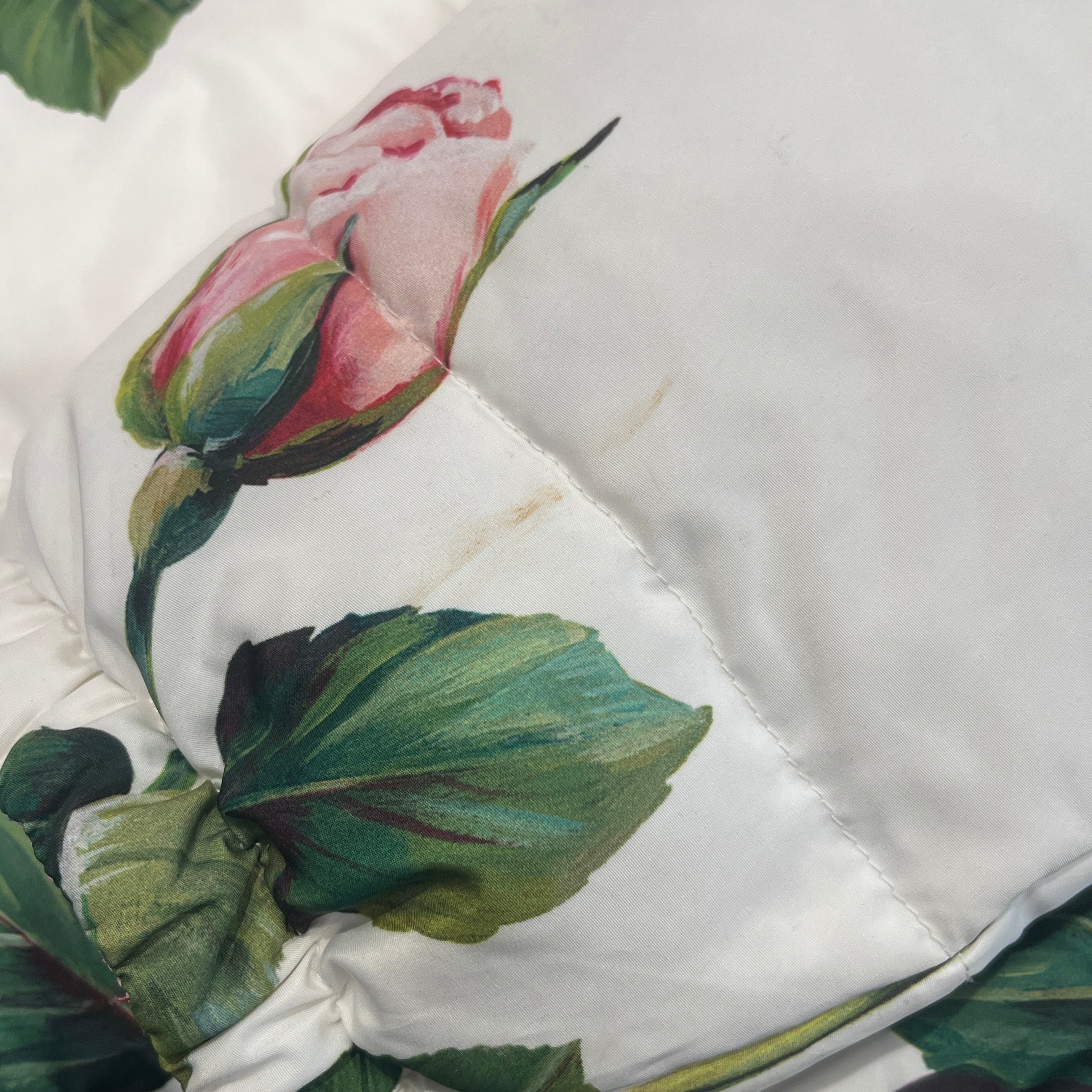 DOLCE&GABBANA/Coat/46/Floral Pattern/Nylon/WHT/Floral Print Coat view 5