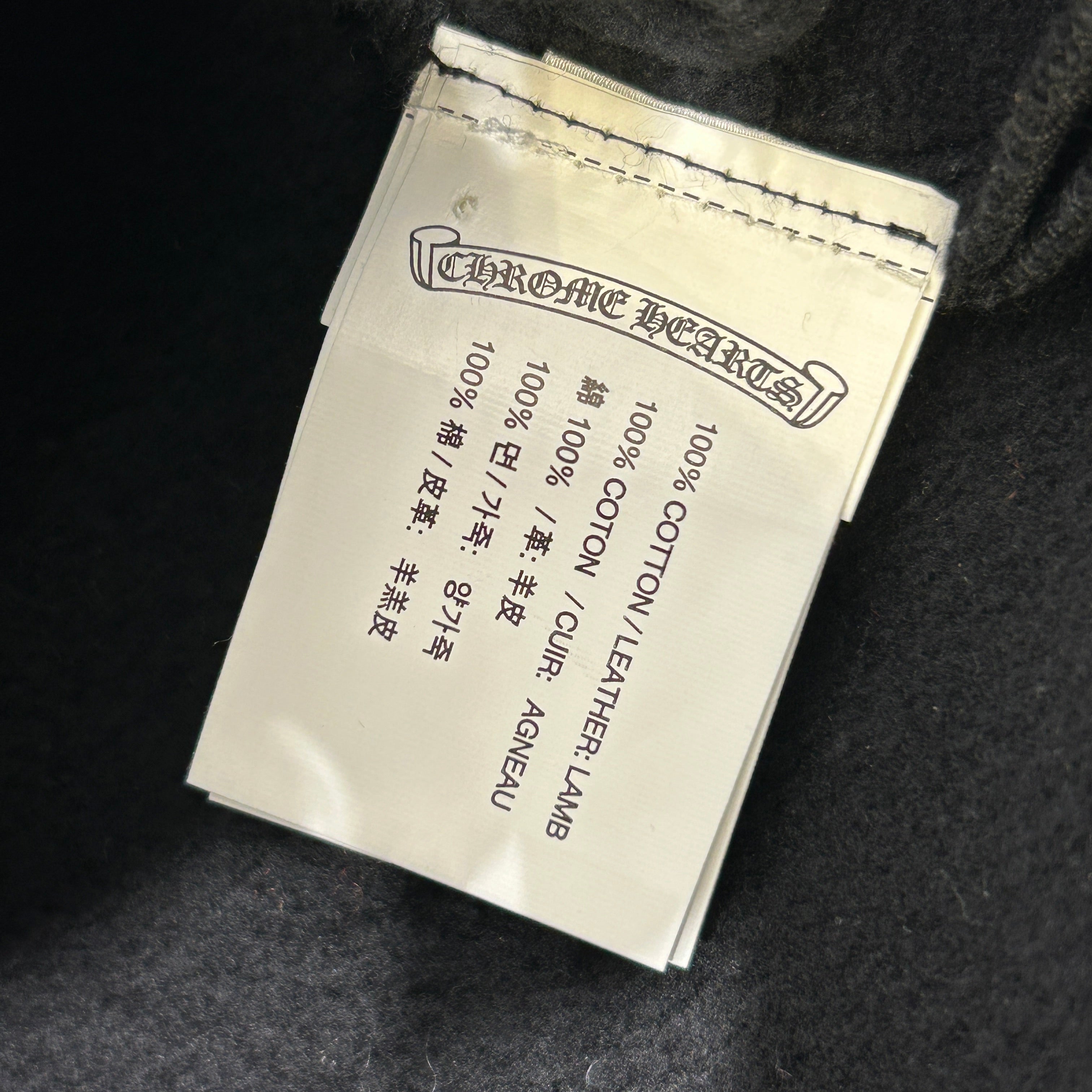 CHROME HEARTS/Sweatshirt/L/Cotton/BLK/TRIPLE CROSS SS SWEATSHIRT view 5