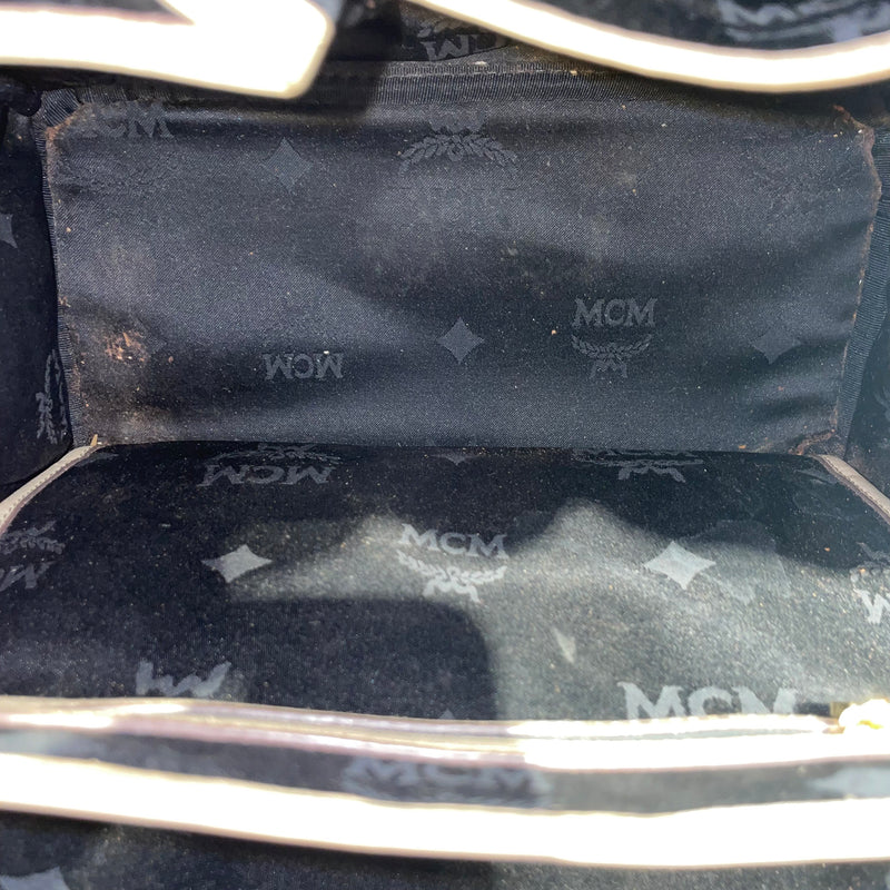 MCM/Backpack/S/Monogram/Leather/BEG/