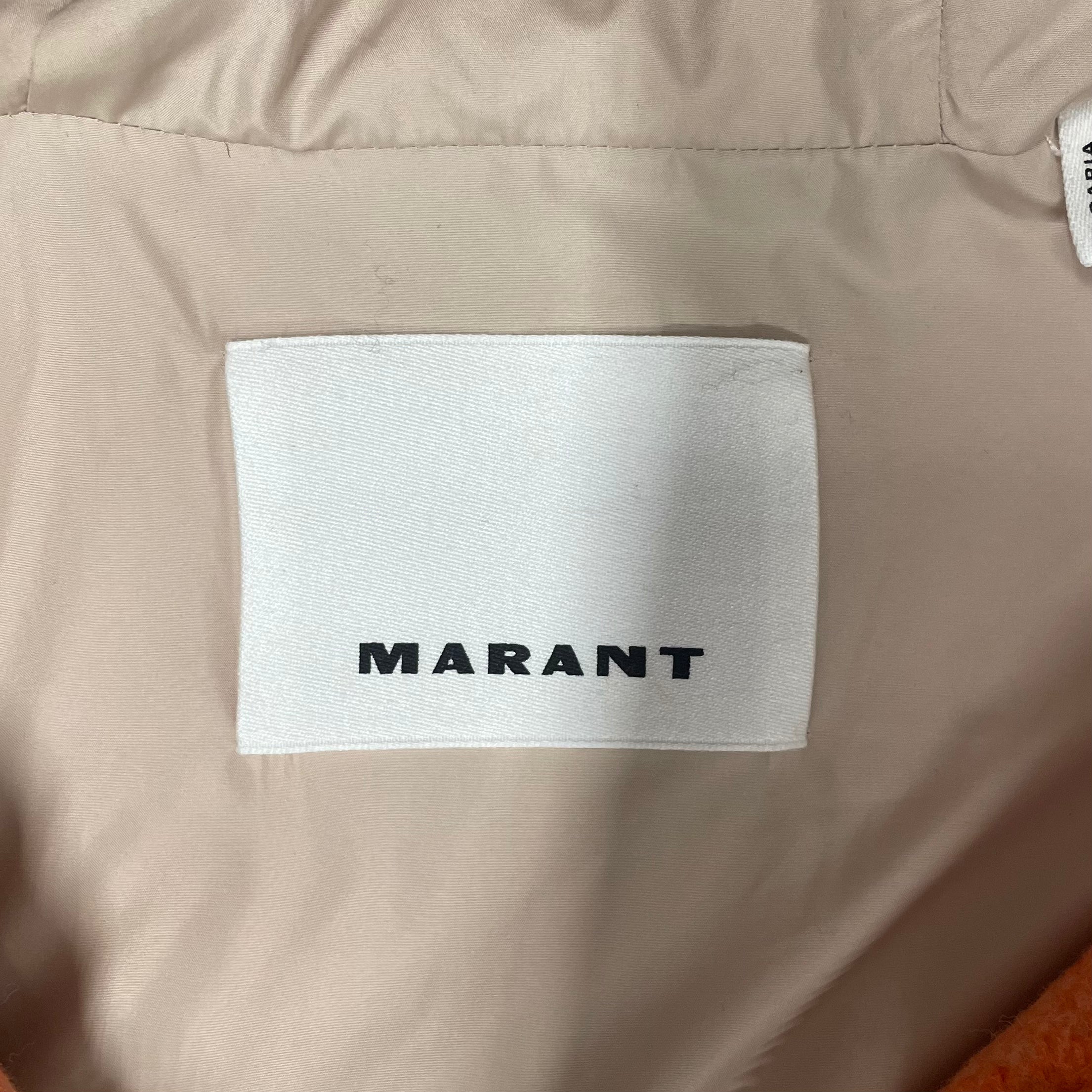 ISABEL MARANT/Mod Parka/LG/Wool/ORN/ORANGE PLAID COAT view 3