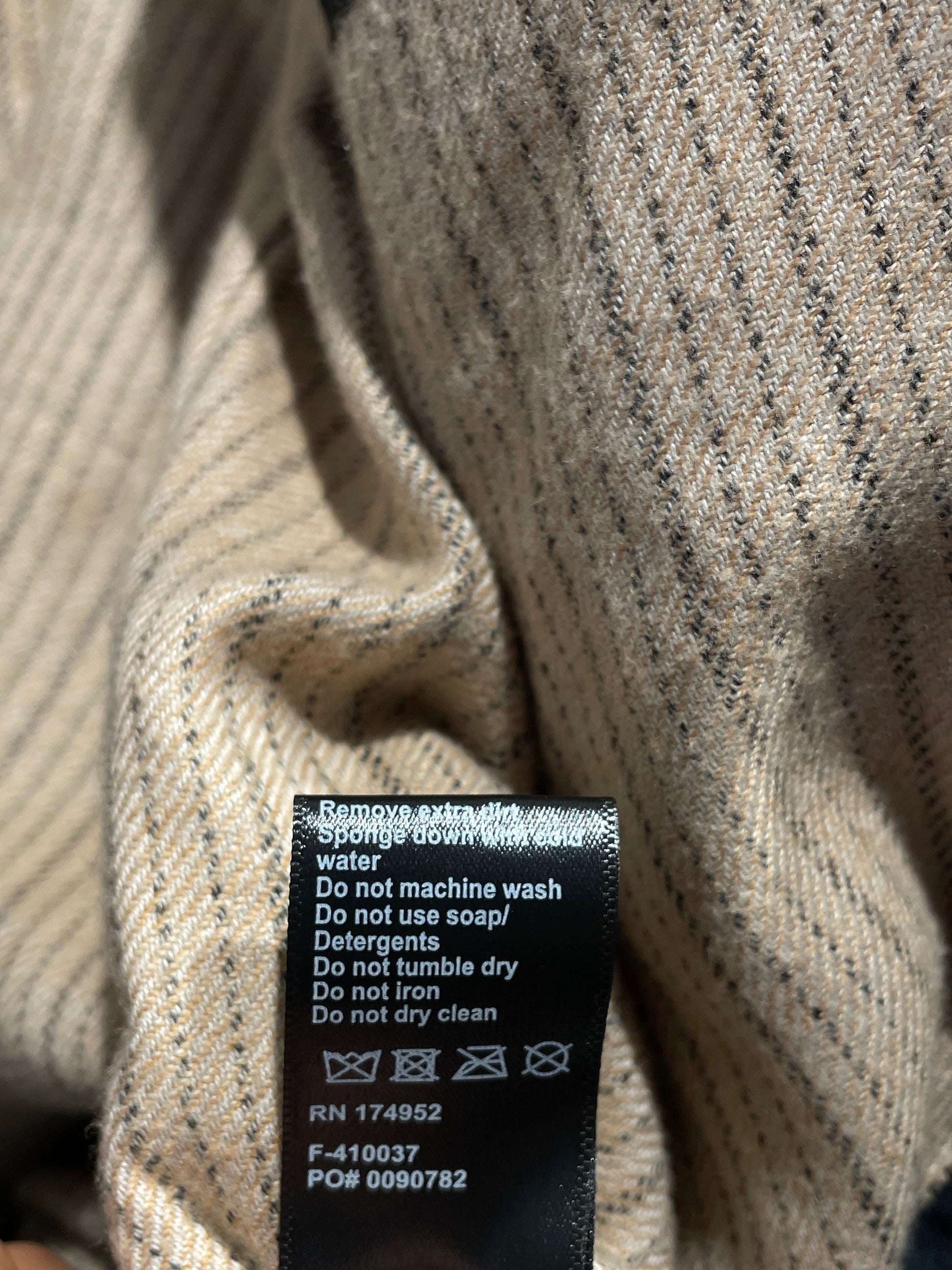 FLINT AND TINDER/Coat/M/Cotton/NVY/ view 4