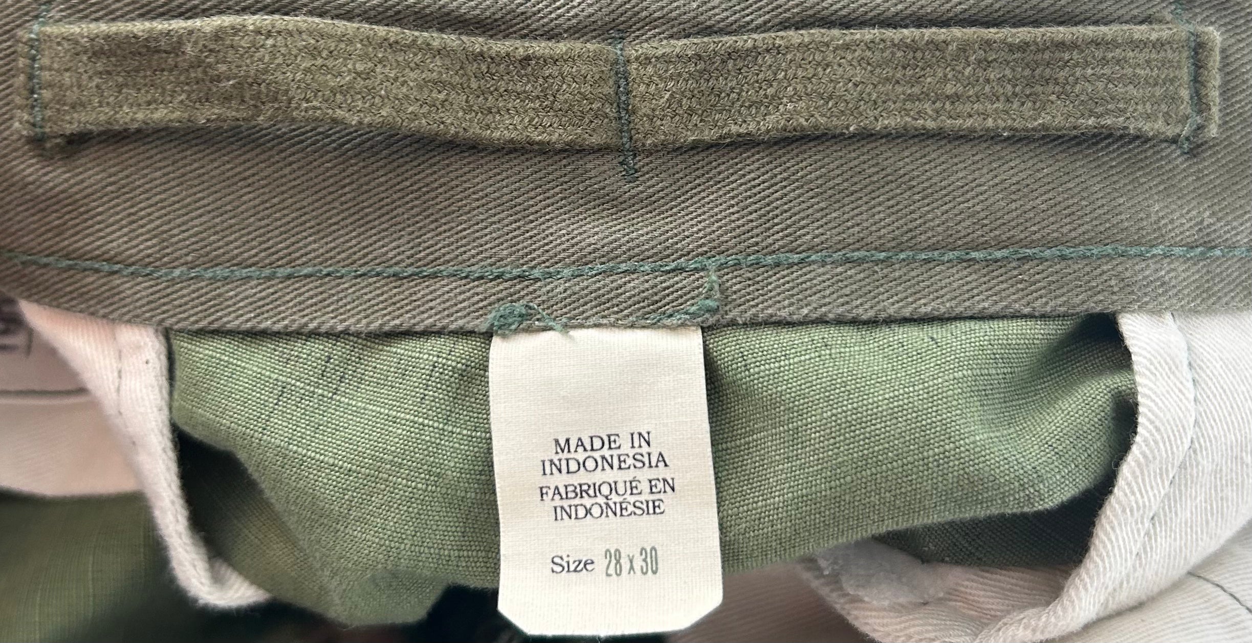 RRL/Straight Pants/28/Cotton/GRN/Camouflage/UTILITY view 3