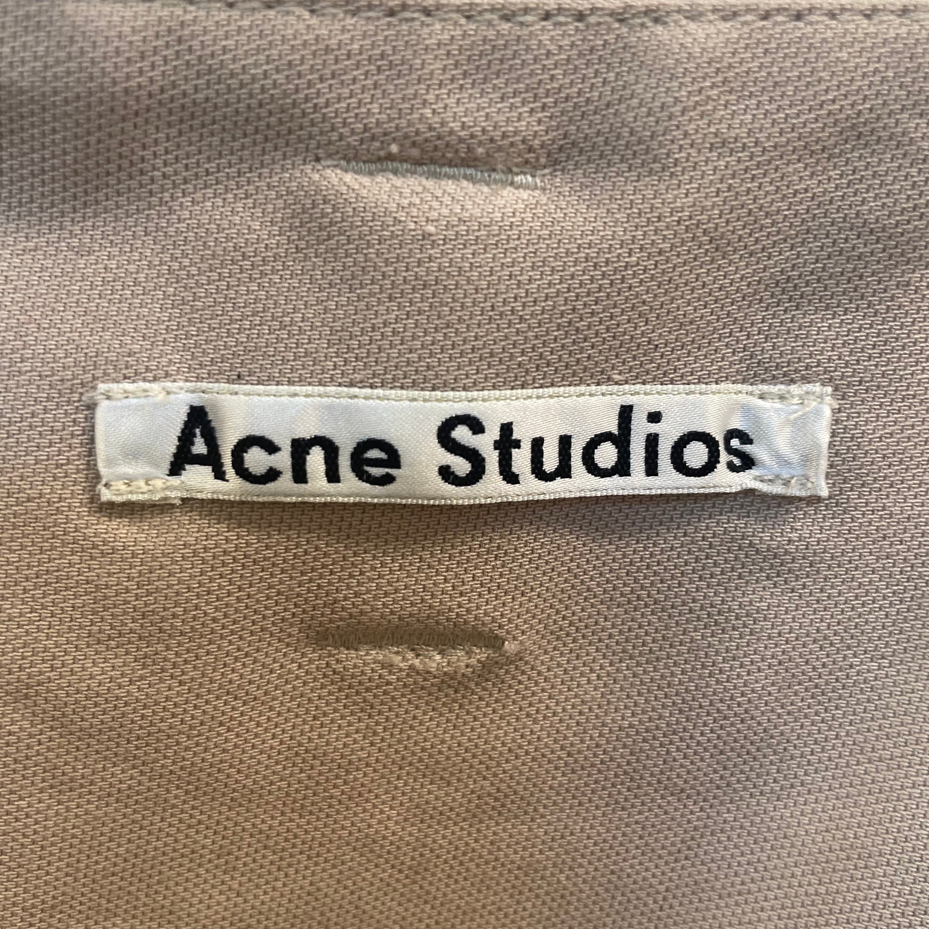 Acne Studios/Pants/OS/CRM/belt strap/all crm view 3
