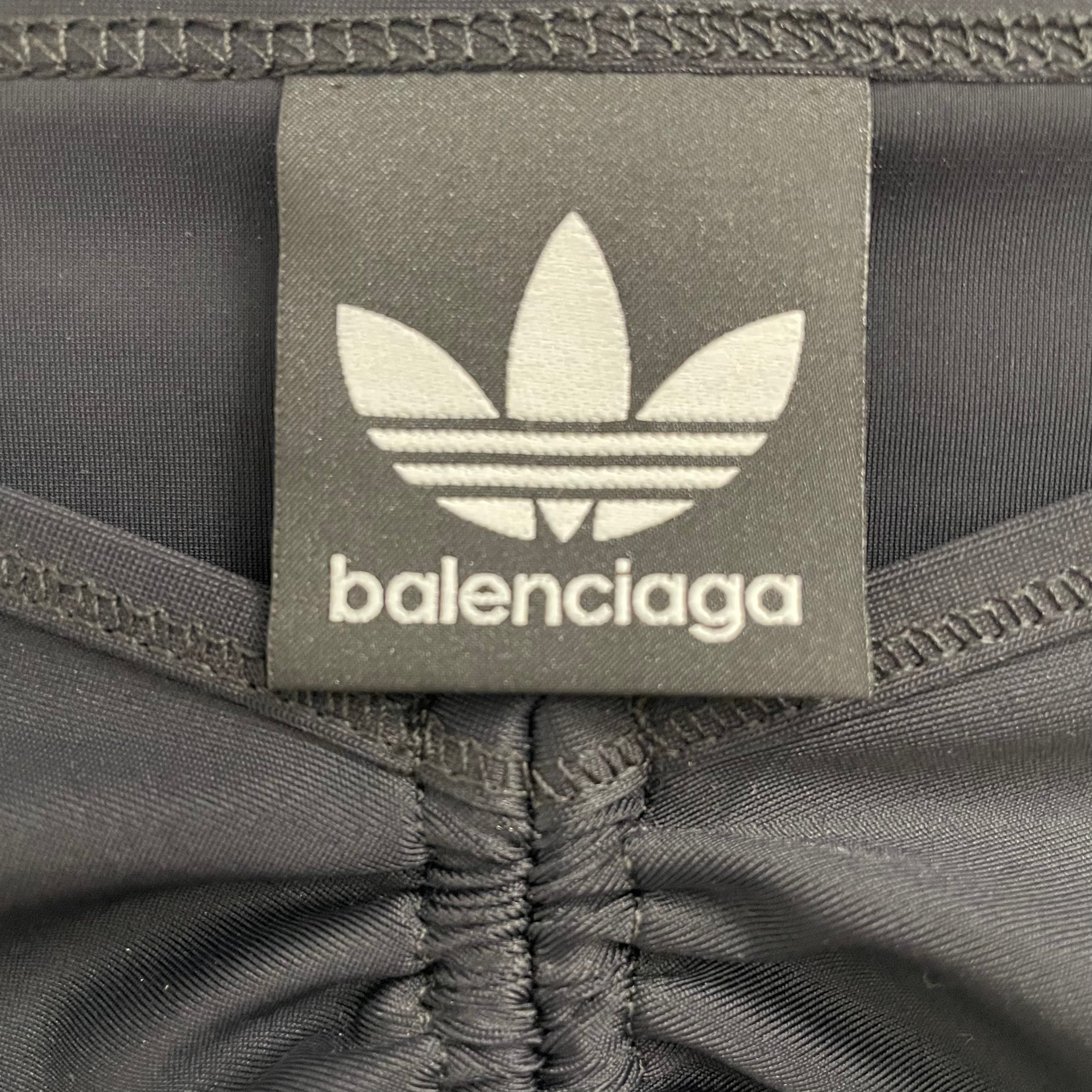 BALENCIAGA/LS T-Shirt/M/Polyester/BLK/ADIDAS RUCHING view 3