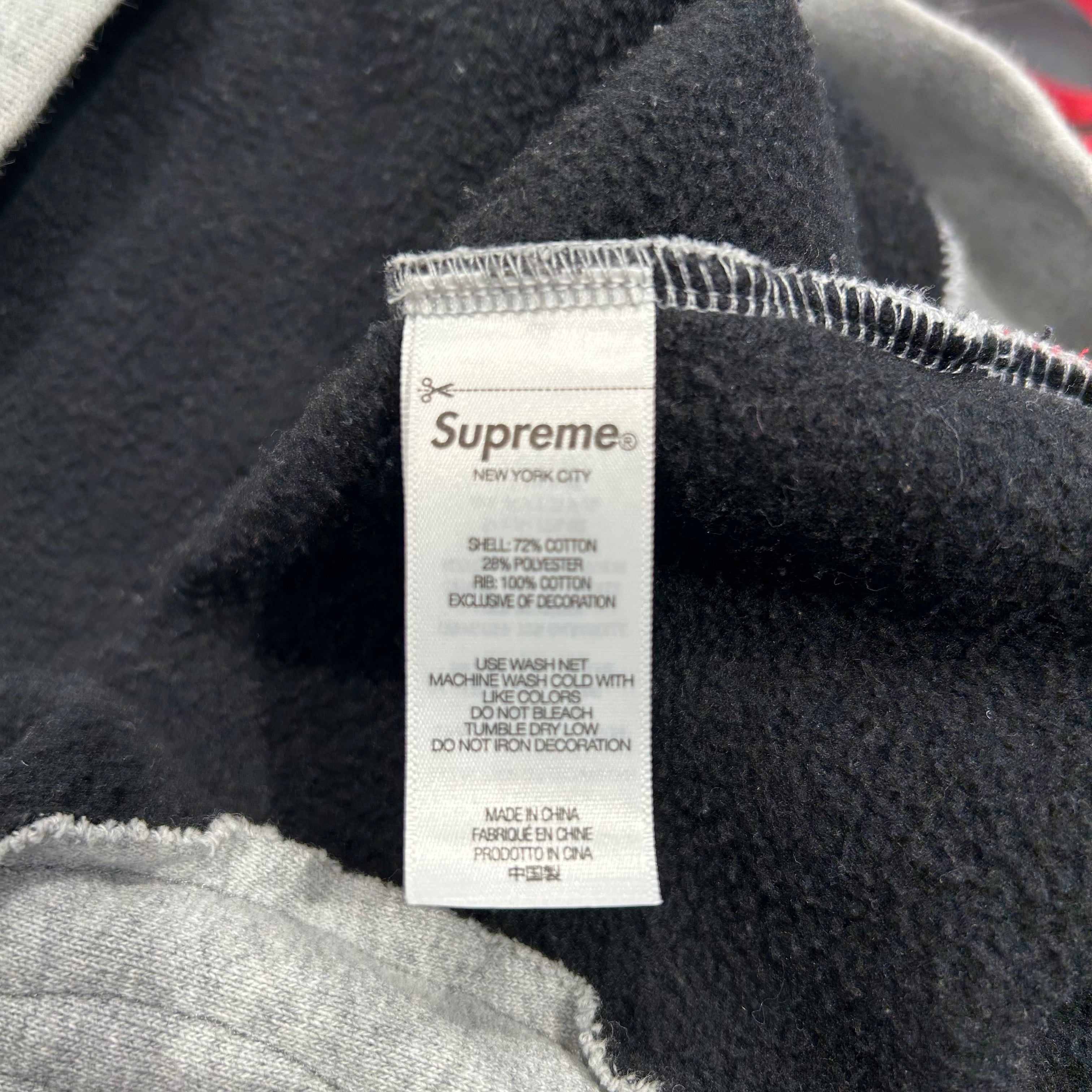 Supreme/Hoodie/L/Cotton/GRY/Supreme Cut Out Zip Up view 4