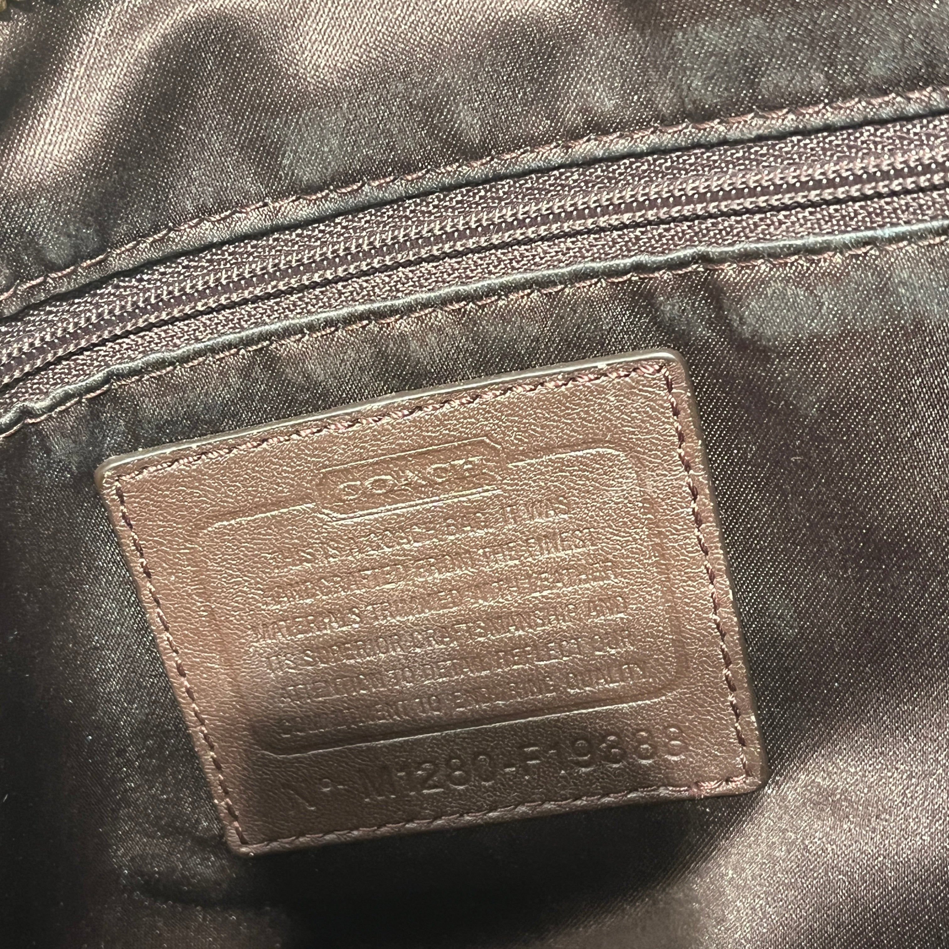COACH/Hand Bag/All Over Print/Cotton/CML/zipper on the sides view 5