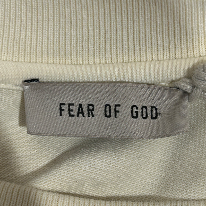 FEAR OF GOD/RRR123 RIVINGTON roi Rebis/T-Shirt/3/Cotton/CRM/April Nineteenth