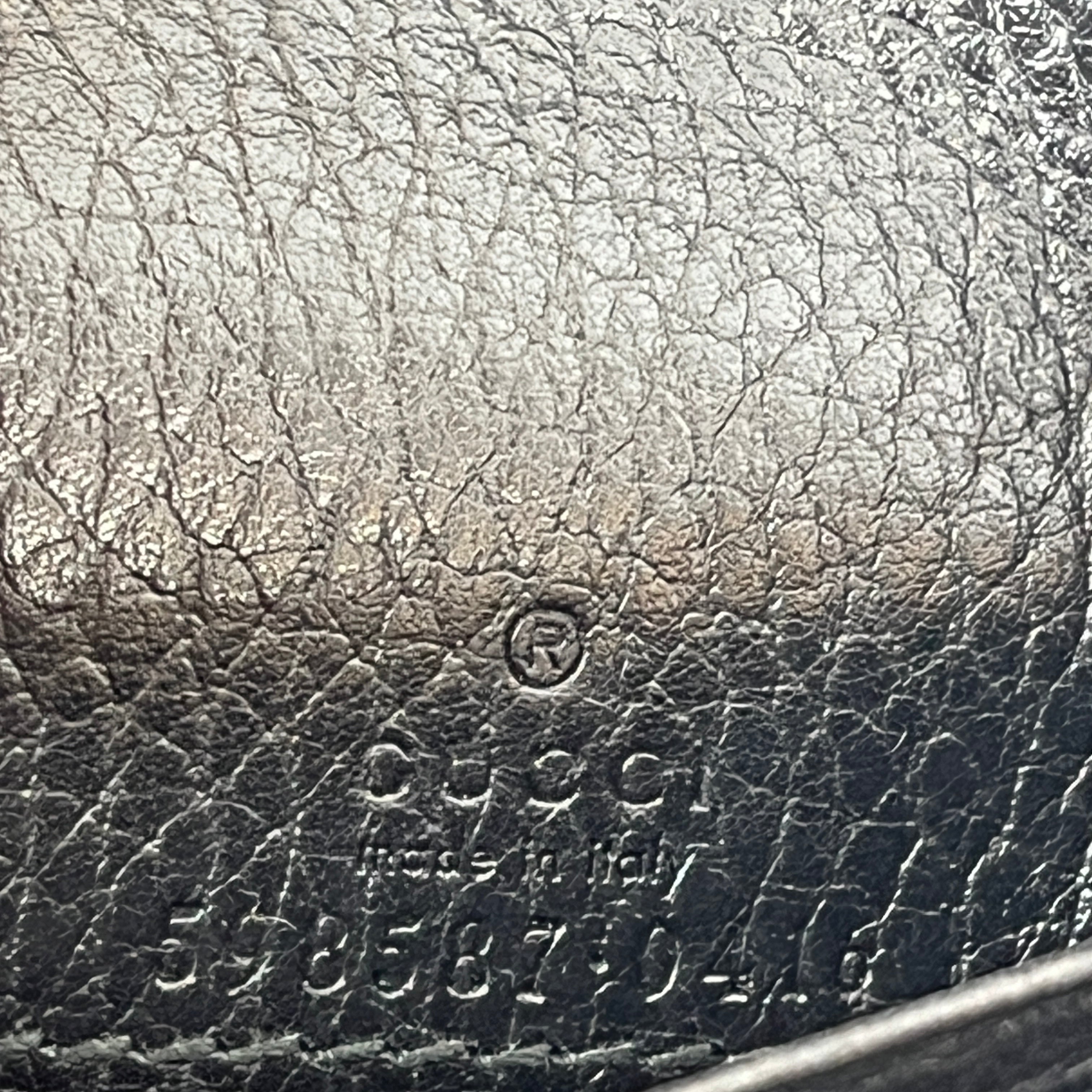 GUCCI/Wallet/Black/Leather/456126 CAO0G 1000/456126 CAO0G 1000 view 6