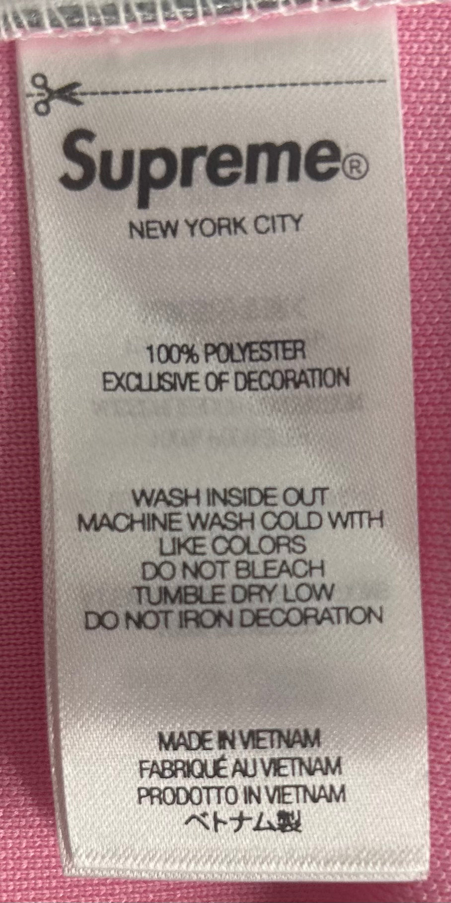 Supreme/Tank Top/M/Cotton/PNK/SUPREME NY 13 PRINT view 4