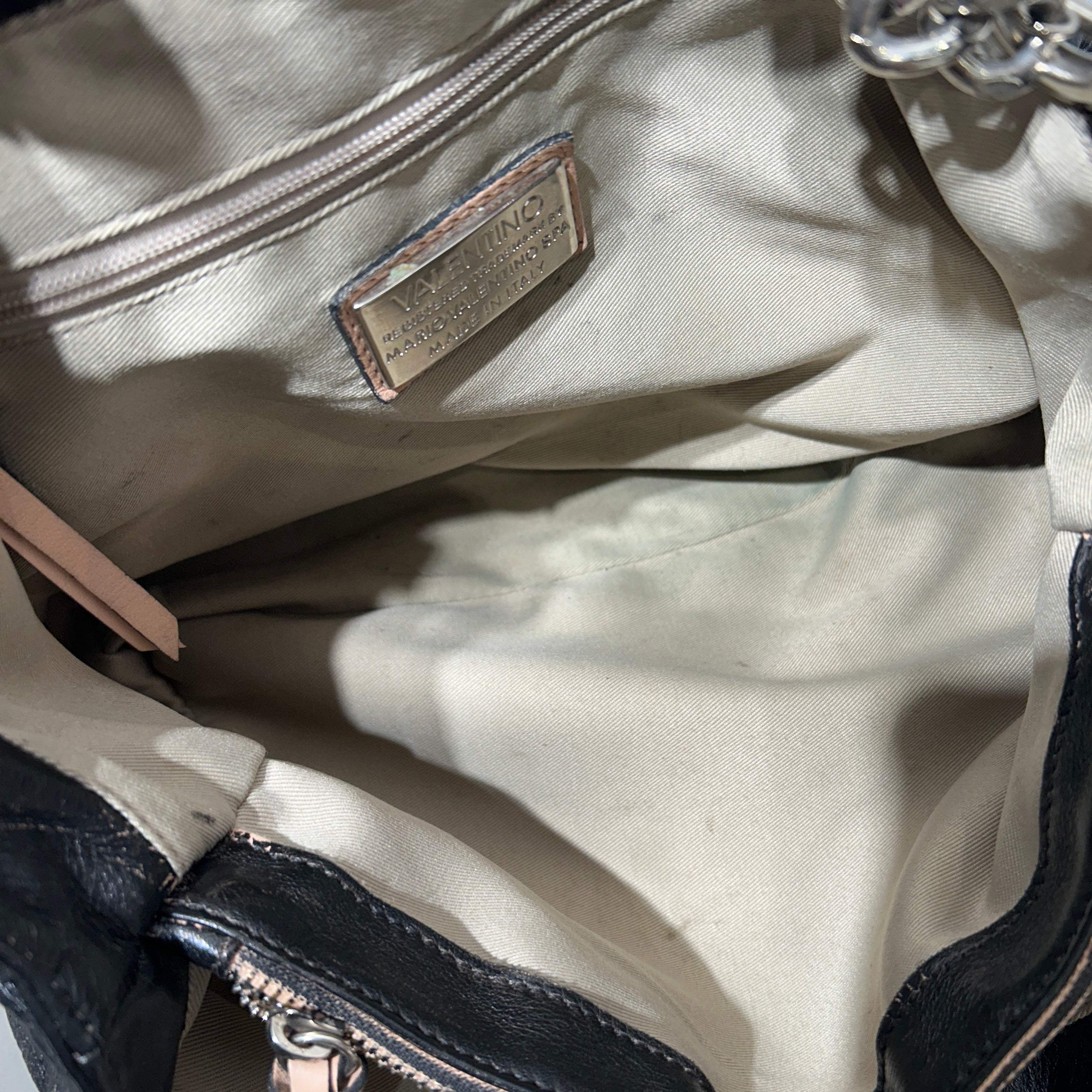 VALENTINO/Bag/Leather/BLK/LEATHER SHOULDER BAG view 3