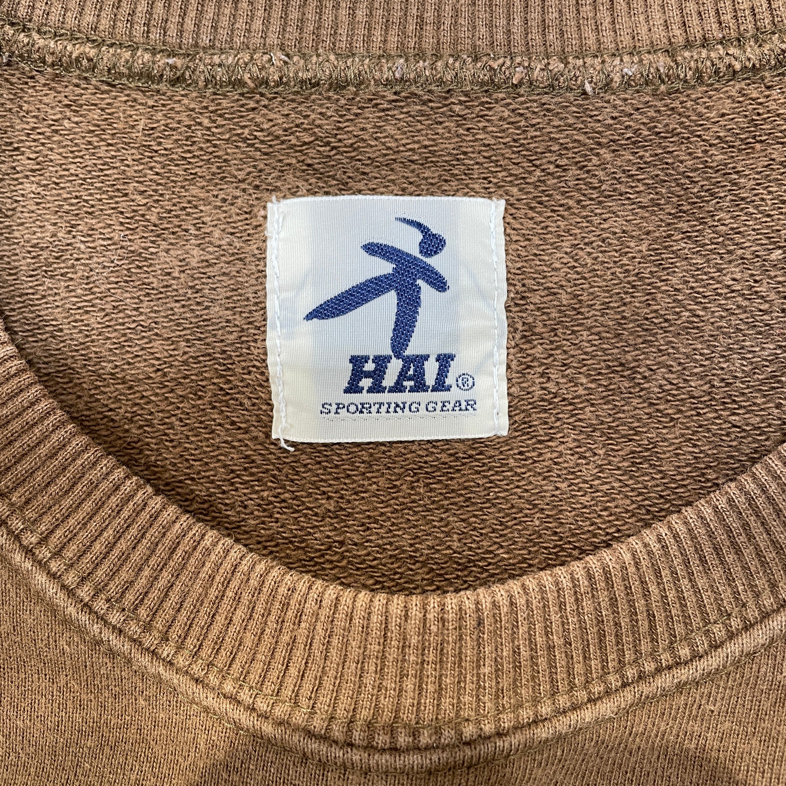 HAI SPORTING GEAR/Sweatshirt/L/Graphic/Cotton/BRW/Logo Sweatshirt view 3