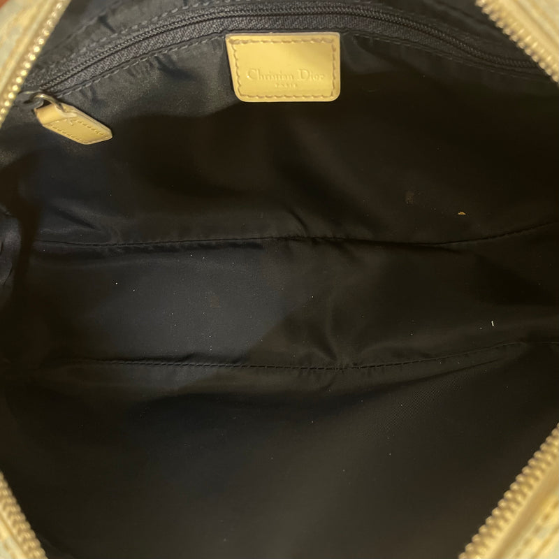 Christian Dior/Hand Bag/Monogram/BLU/TROTTER HANDBAG