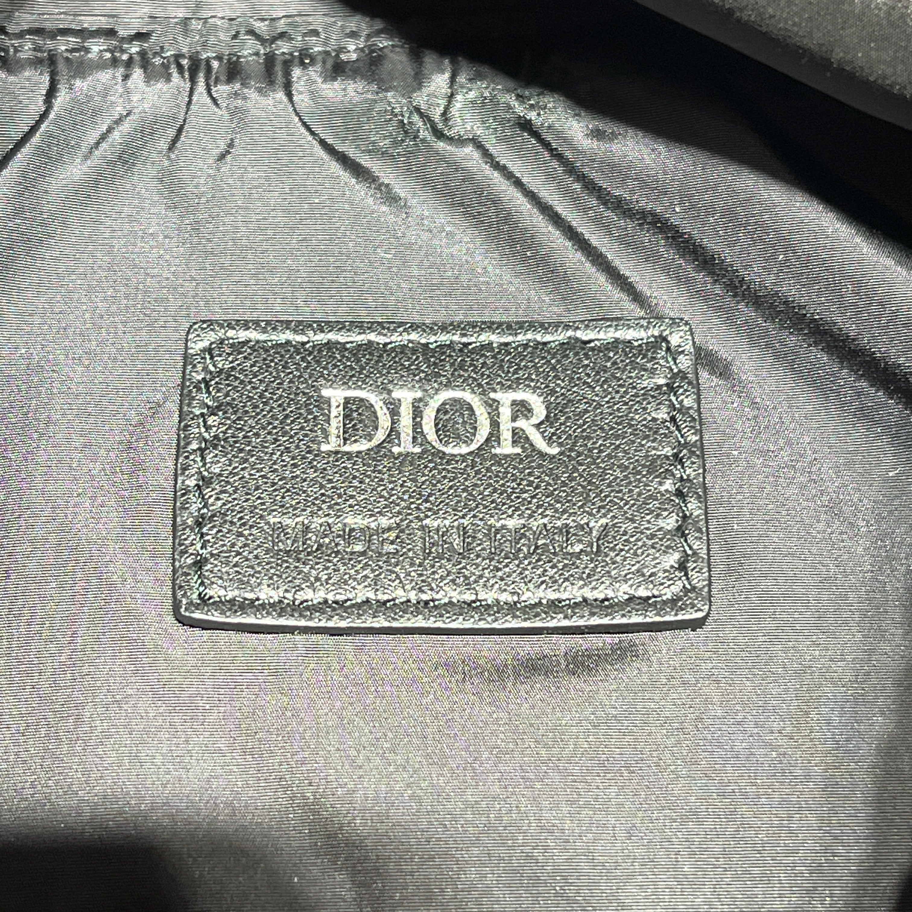 Christian Dior/Backpack/Nylon/BLK/MMW SADDLE BACKPACK view 7