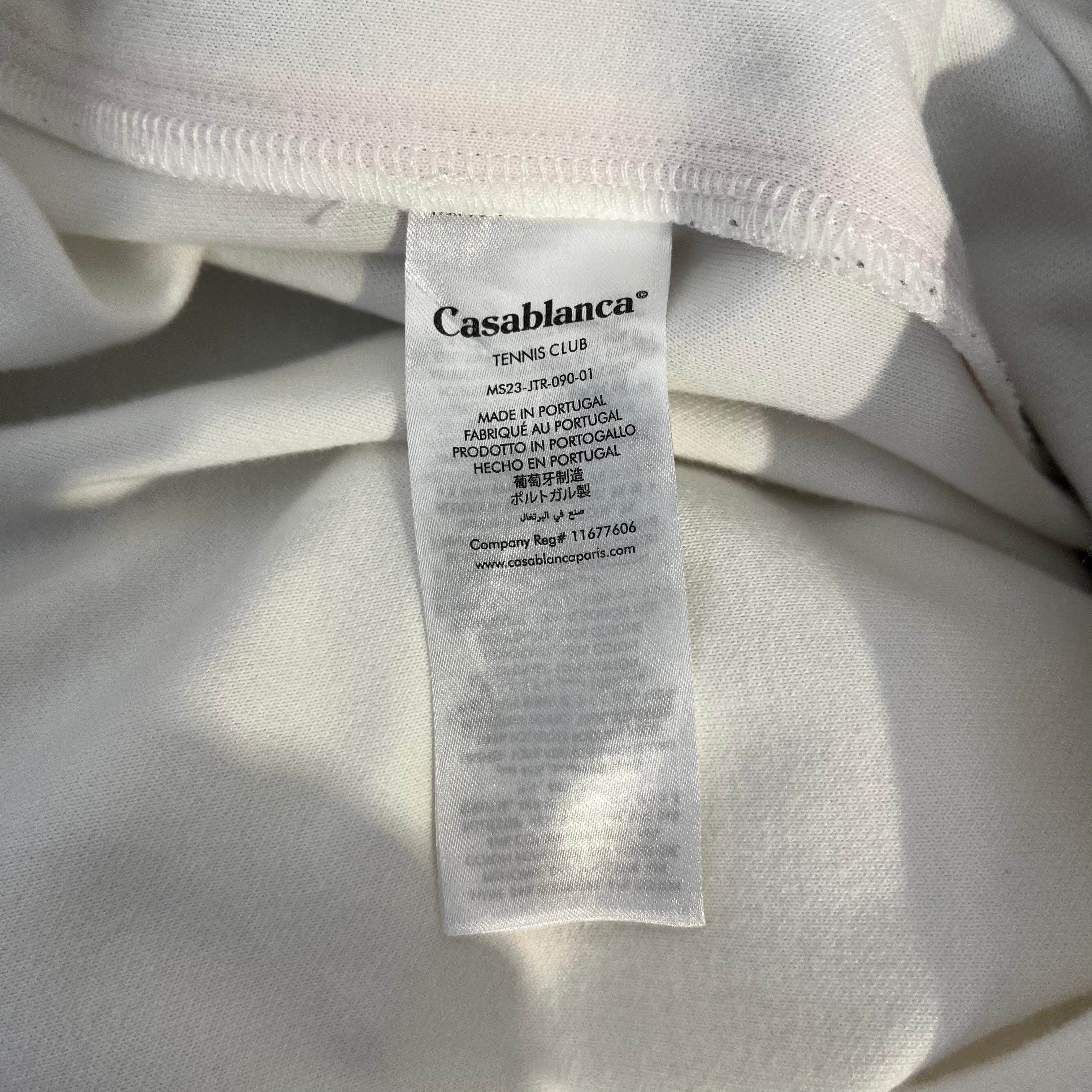 CASABLANCA/Straight Pants/XXL/Polyester/WHT/TRACK PANTS view 4