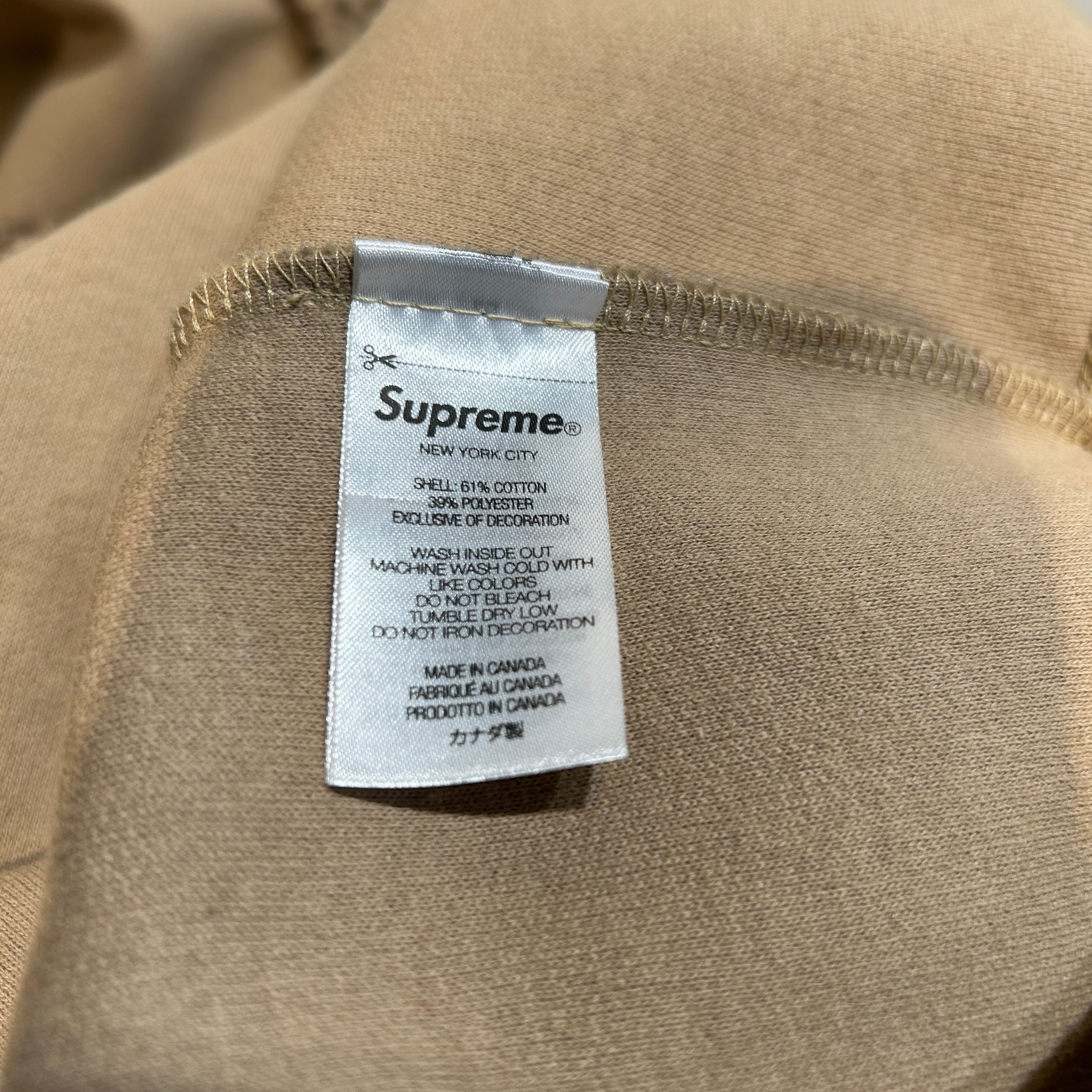 Supreme/Zip Up Hoodie/XL/Animal Pattern/Cotton/BEG/Cheetah Print Zip Up Hoodie view 4