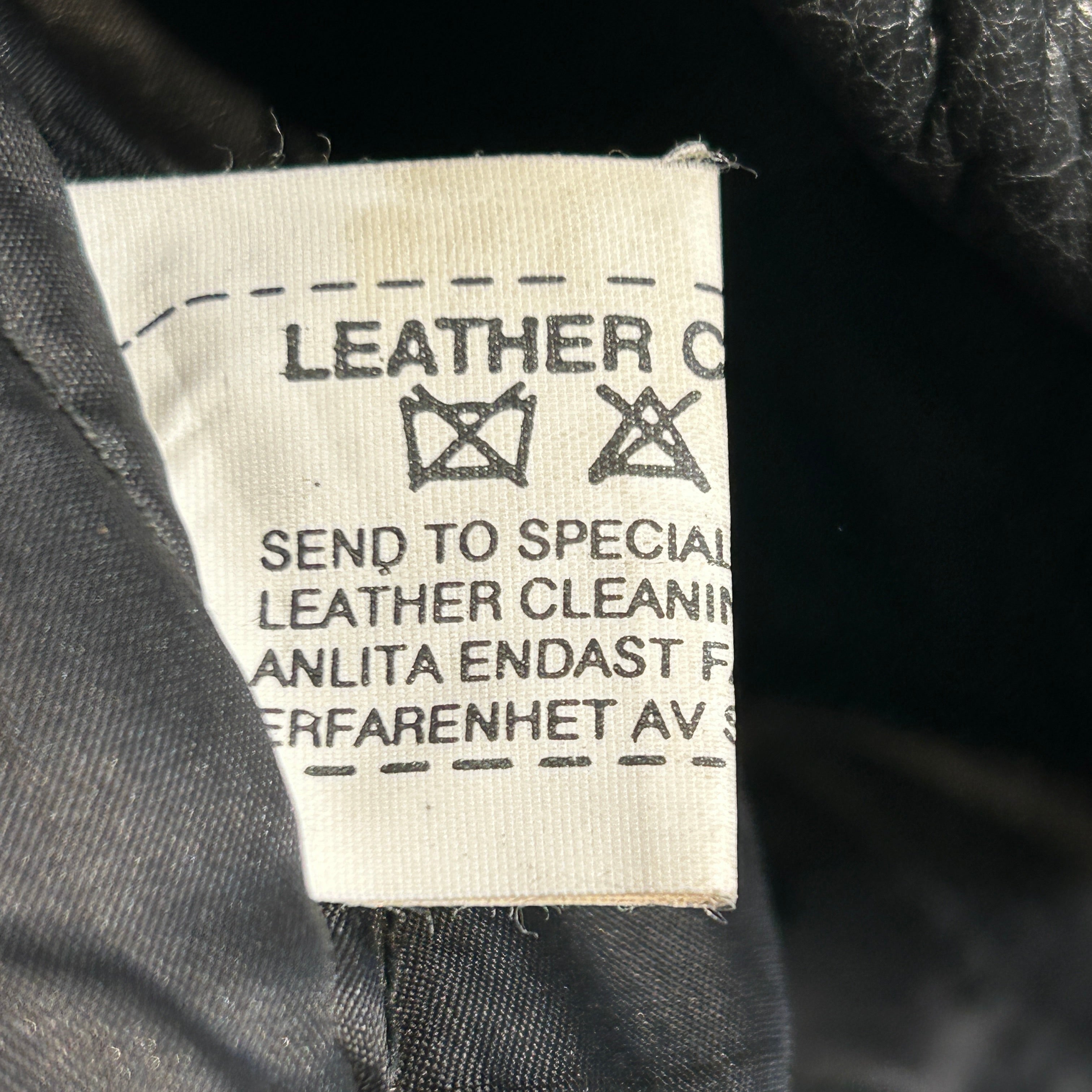 Lucky Place Los Angeles/Leather Jkt/L/Leather/BLK/Lace Up Sides, Moto view 4