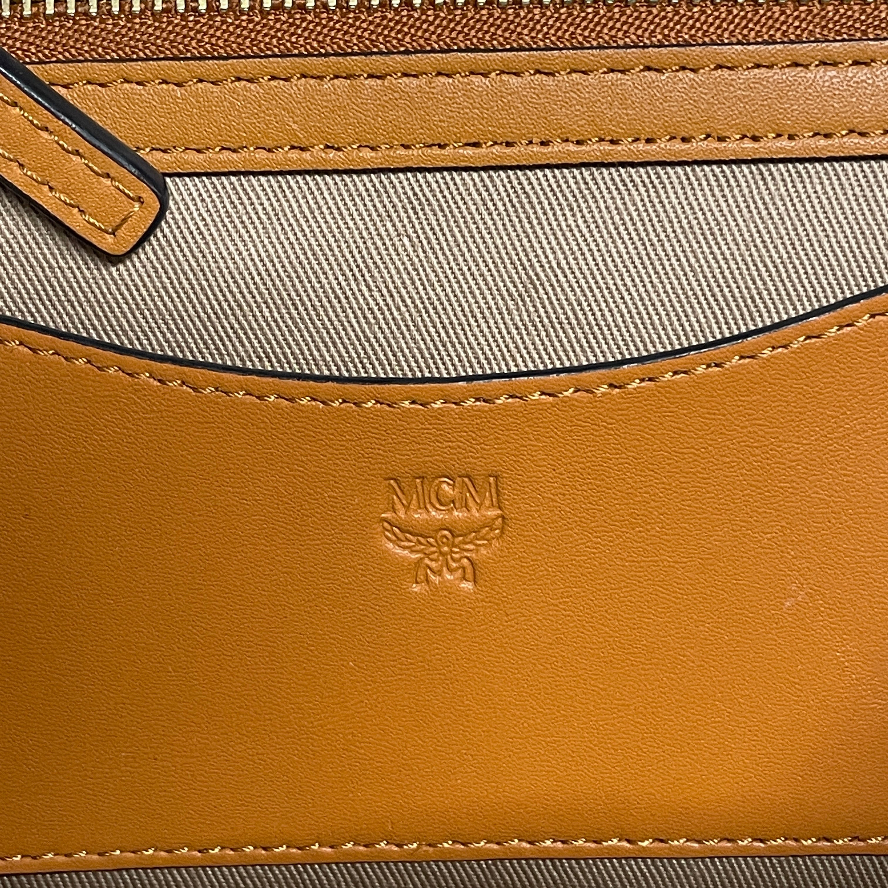 MCM/Bag/Leather/BRW/monagram view 3