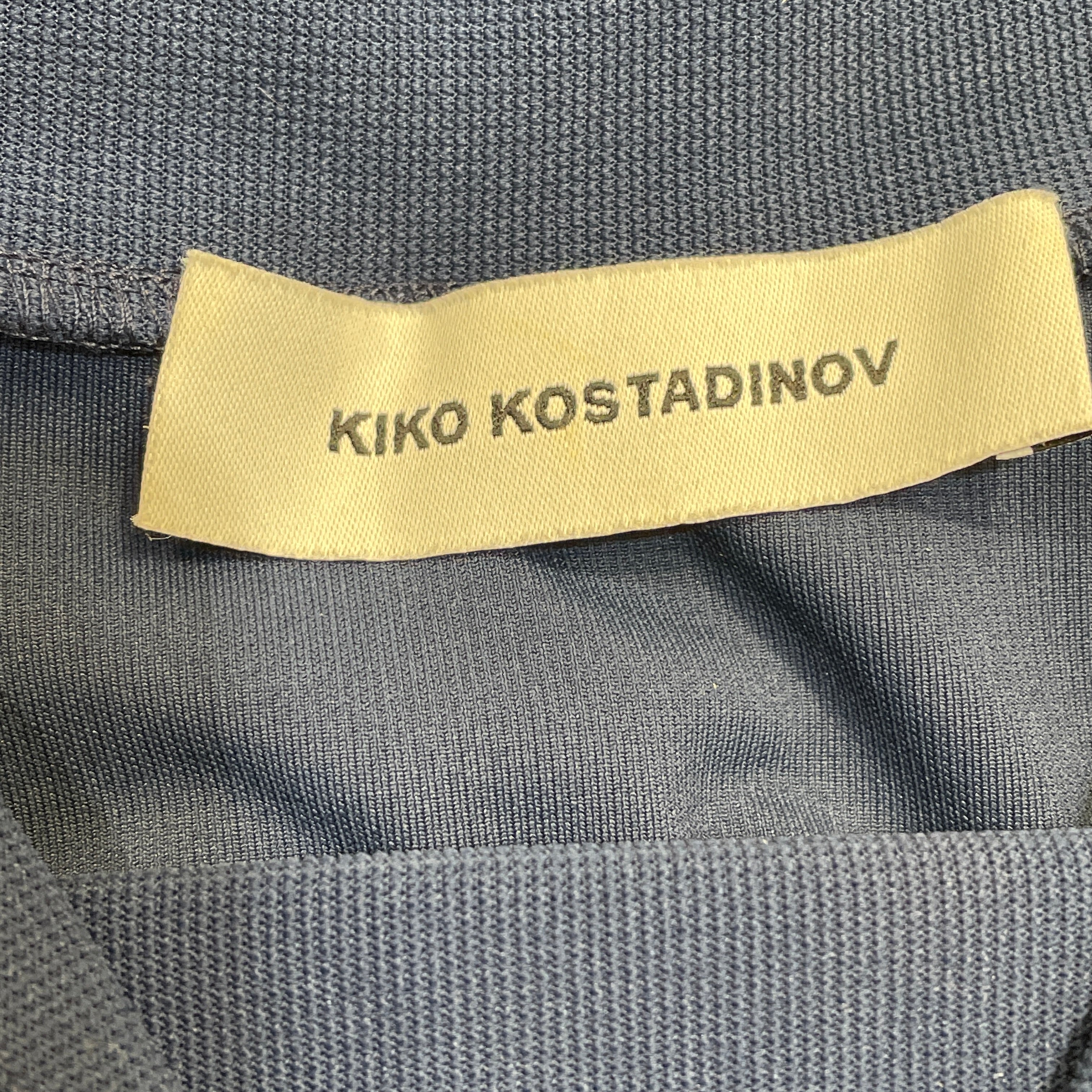 Kiko Kostadinov/LS T-Shirt/46/Polyester/NVY/Jersey view 3