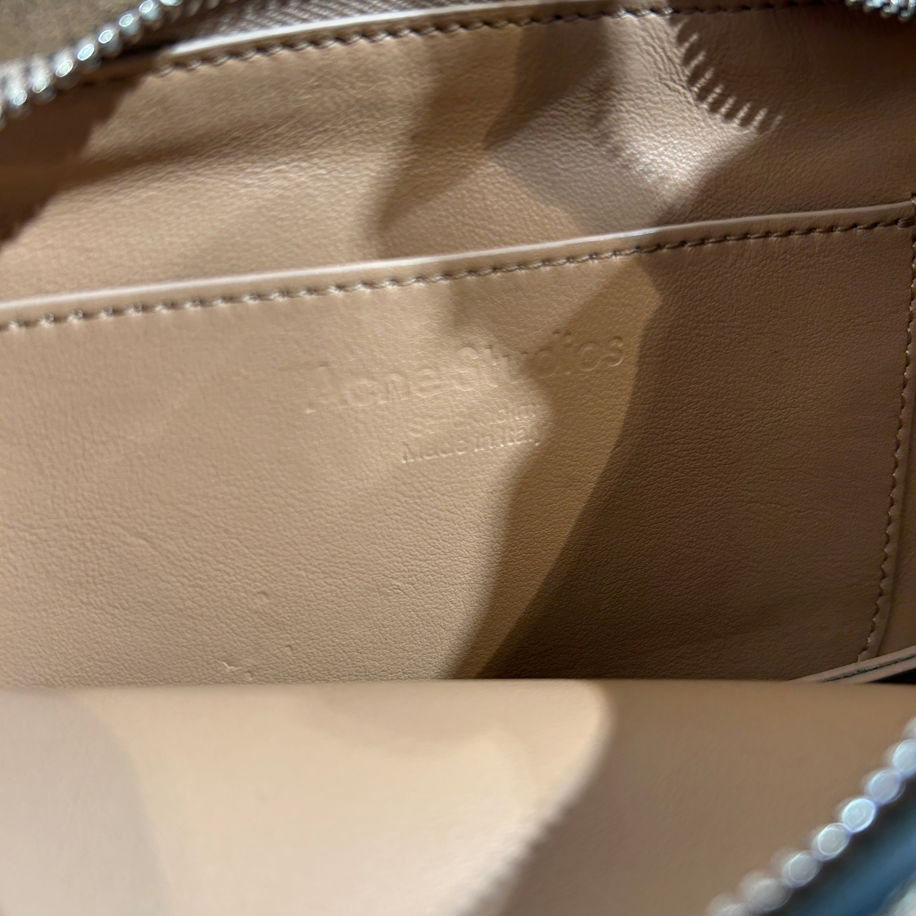 Acne Studios/Hand Bag/Leather/BEG/Platt Spike Mini Shoulderbag view 3