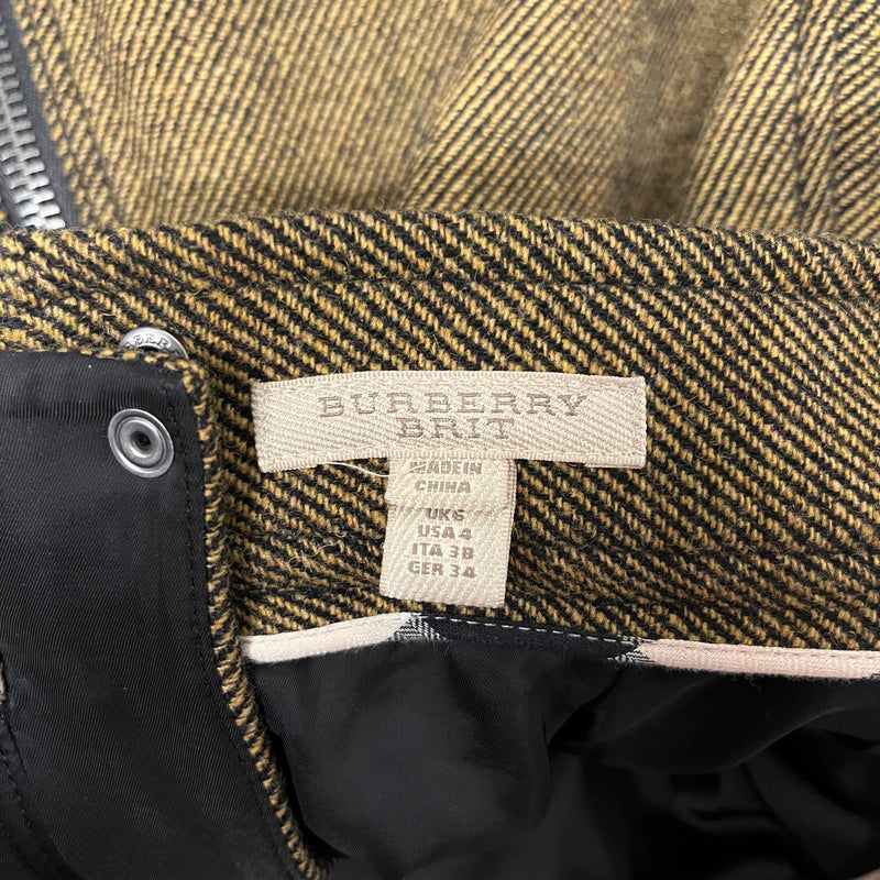 BURBERRY BRIT/Bottoms/4/Wool/YEL/