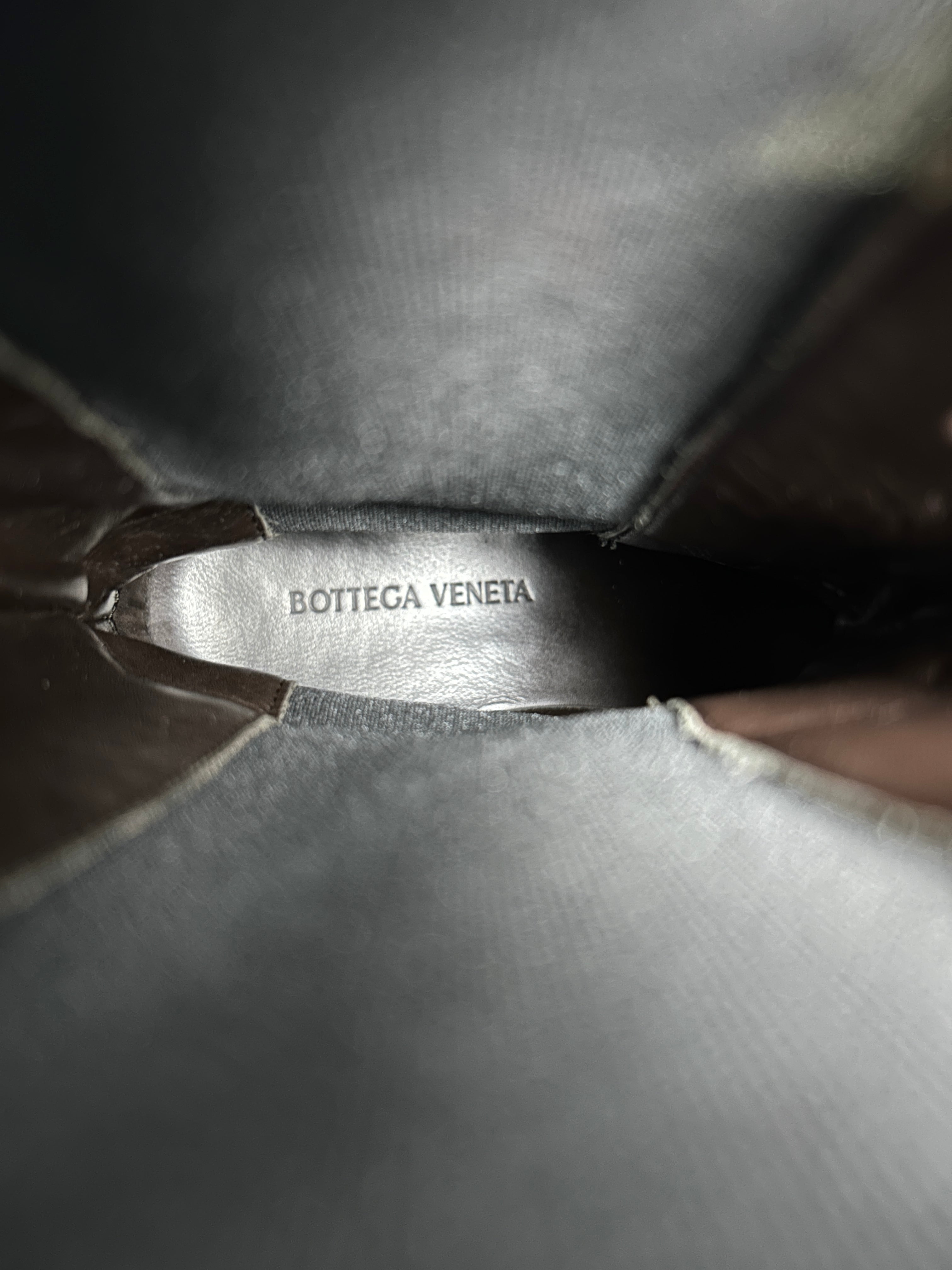BOTTEGA VENETA/Chelsea Boots/EU 38.5/Leather/BLK/tire chelsea high view 3