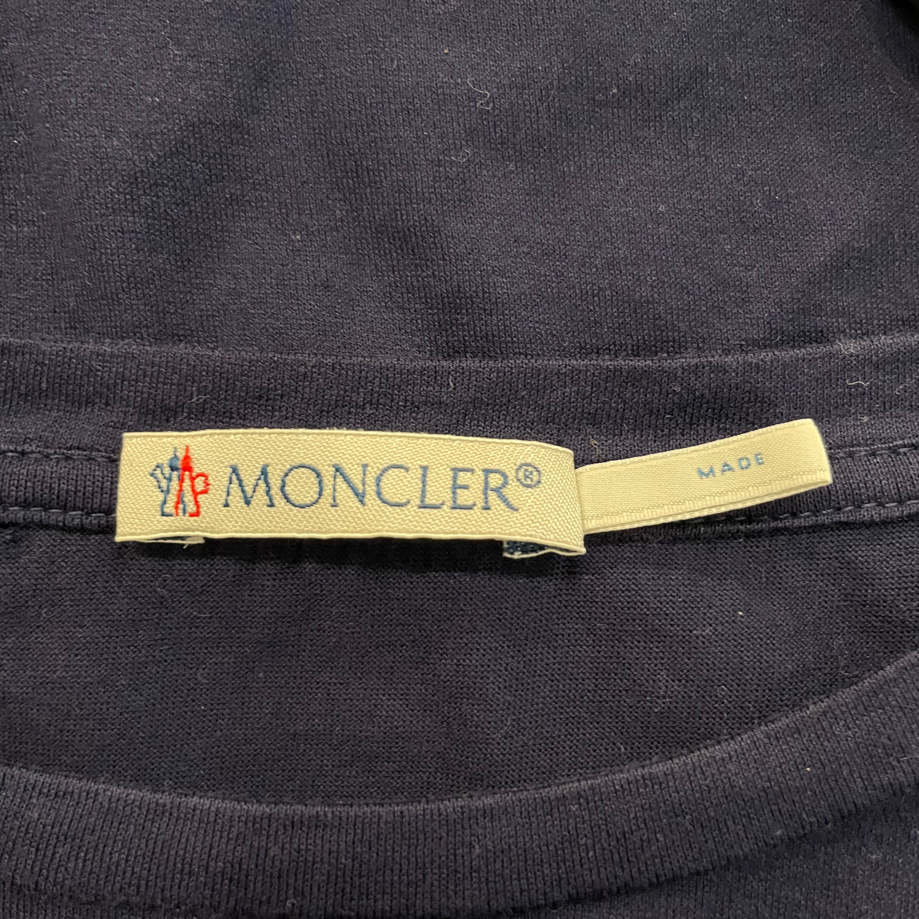 MONCLER/T-Shirt/Cotton/NVY/ view 3