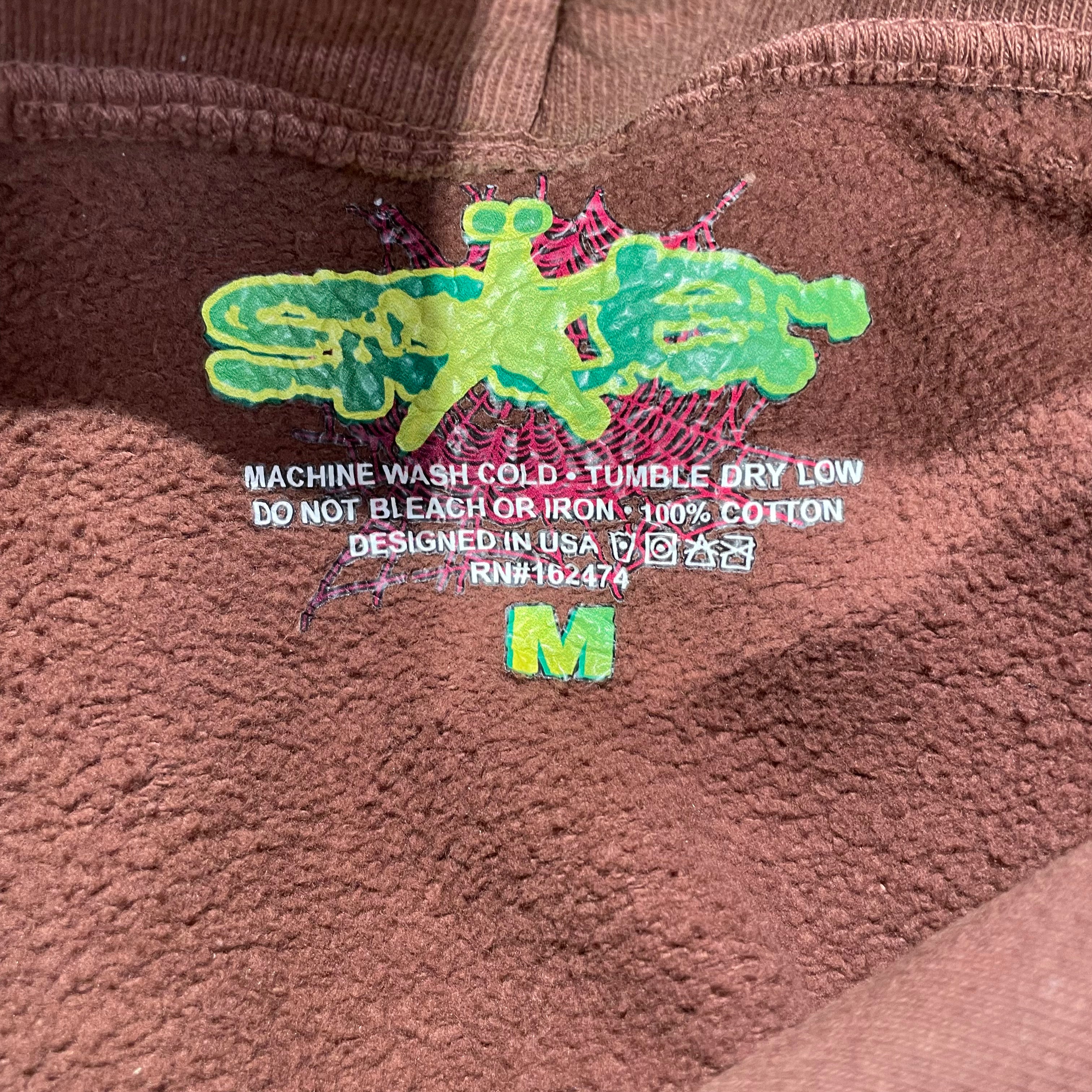 Sp5der/Hoodie/M/Graphic/Cotton/BRW/SP5DER WEB HOODIE view 3