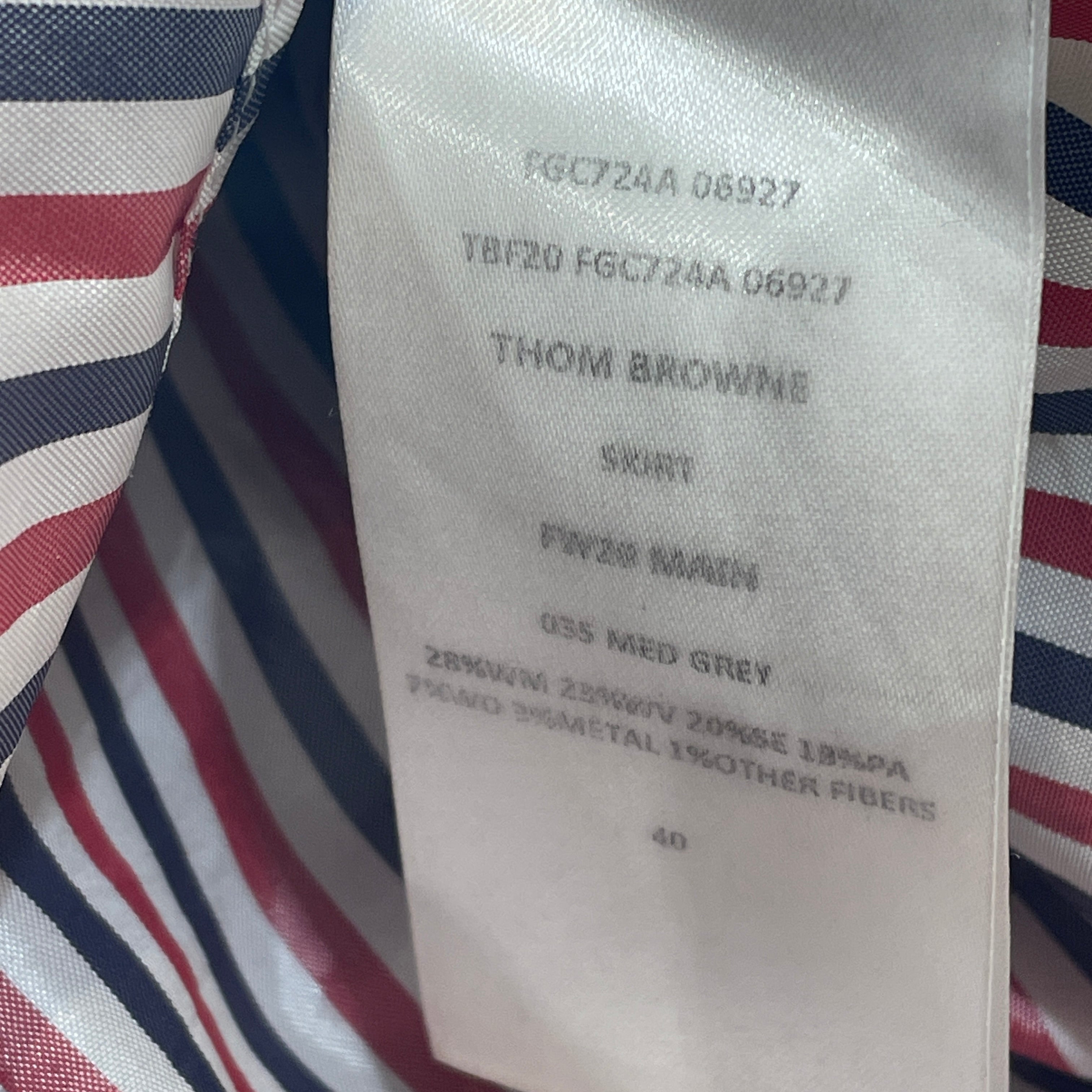 THOM BROWNE. NEW YORK/Skirt/40/Plaid/Wool/GRY/ view 4