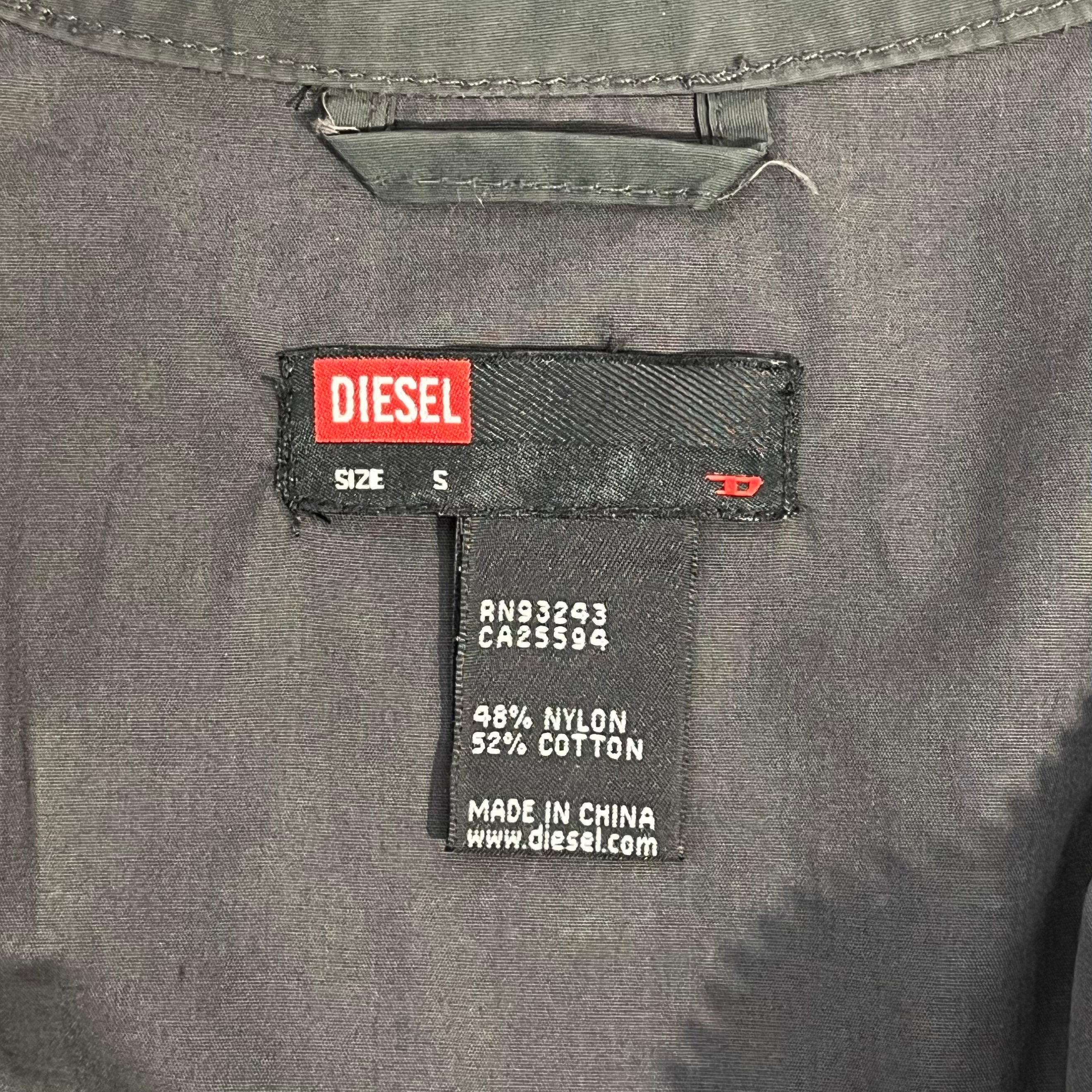 DIESEL/Windbreaker/S/Cotton/GRY/ view 3