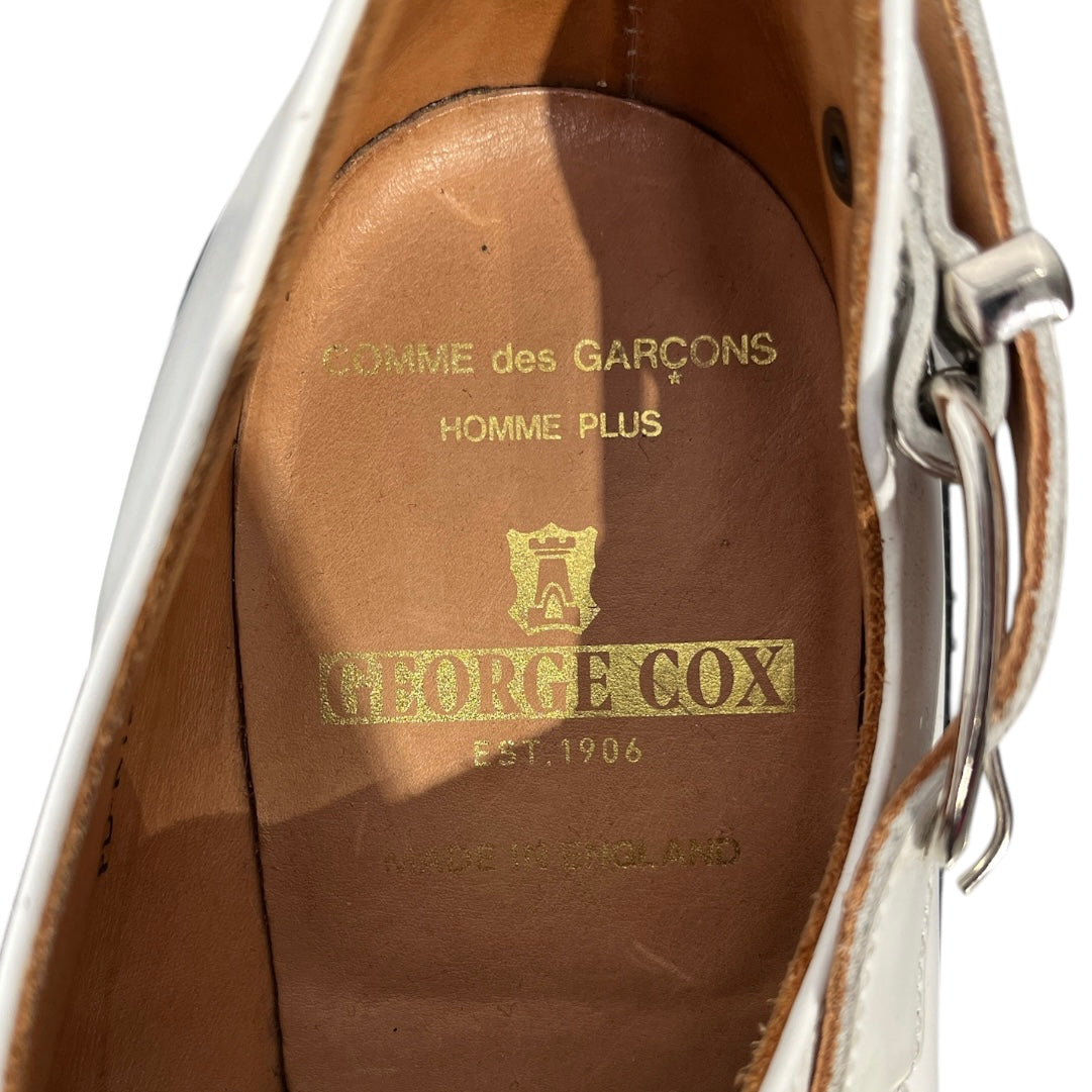 COMME des GARCONS/Dress Shoes/US 8/Leather/WHT/GEORGE COX view 3