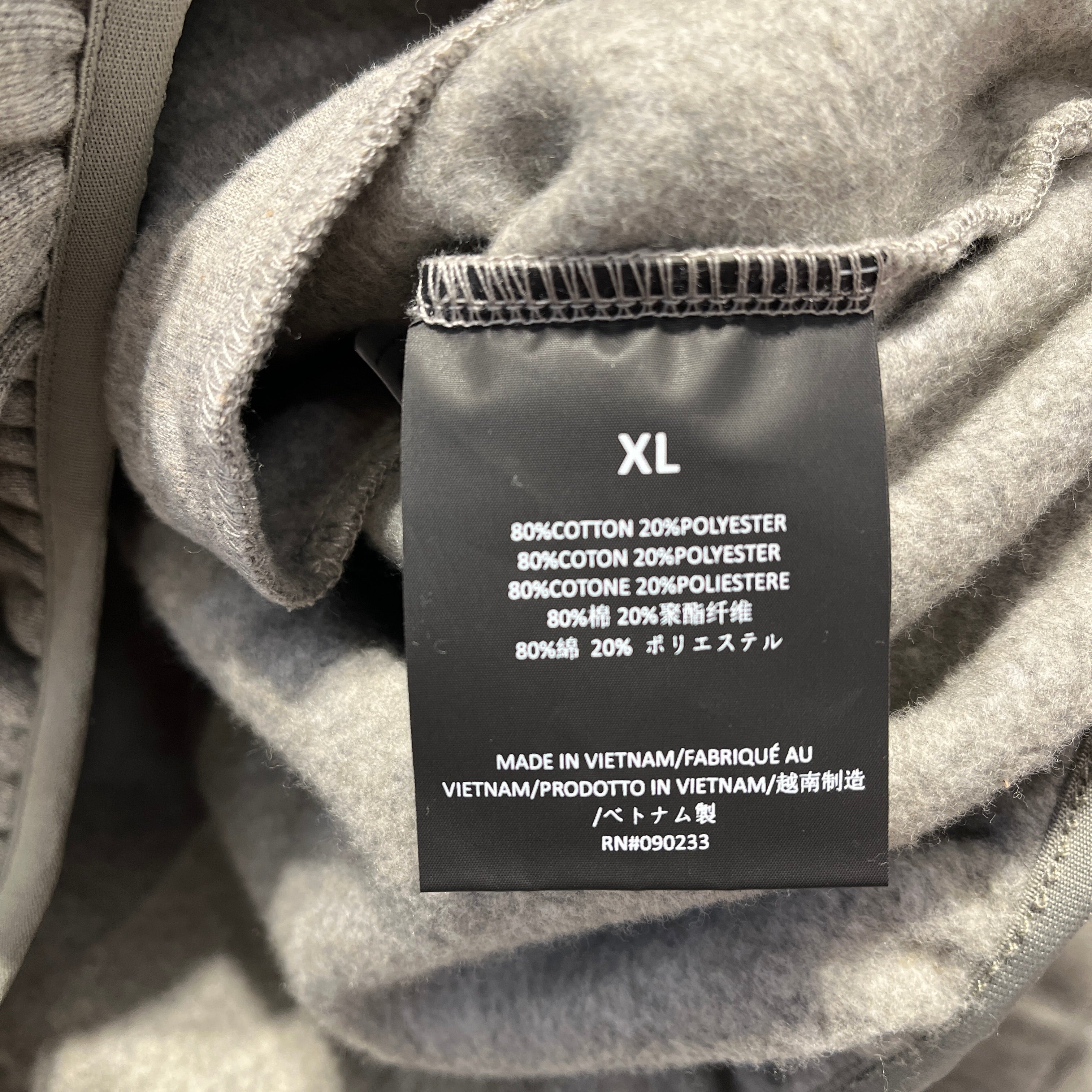 ESSENTIALS/NBA/Hoodie/XL/Graphic/Cotton/GRY/BLK & GRY NBA LOGO view 4